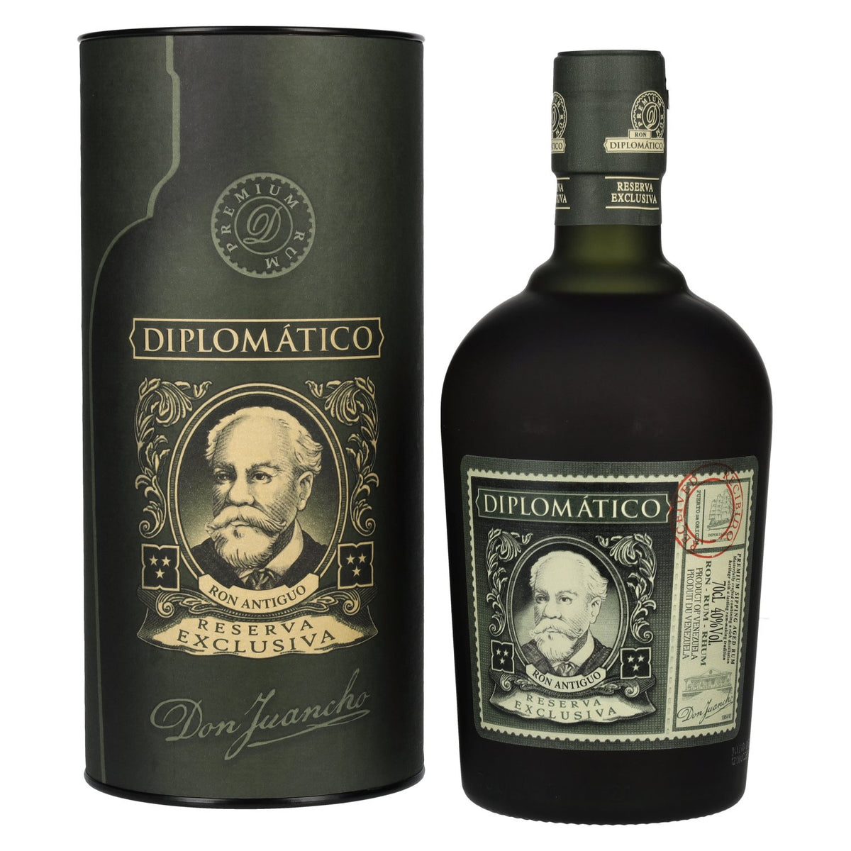 Diplomático RESERVA EXCLUSIVA Aged Rum 40% vol. 0.7 l in a gift box