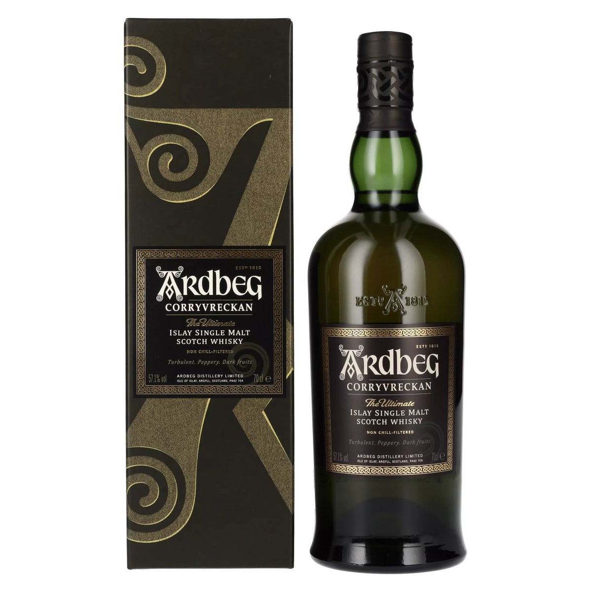 Ardbeg CORRYVRECKAN Single Malt d'Islay 57,1 % vol., 0,7 l, dans un coffret cadeau