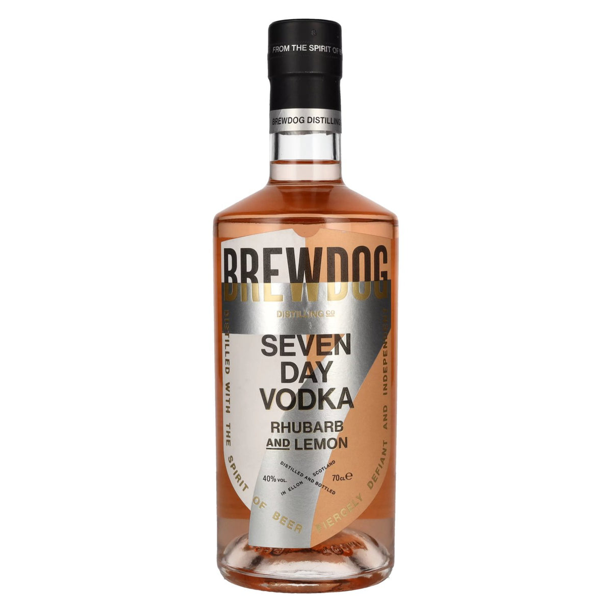 BrewDog SEVEN DAY VODKA Rhubarb and Lemon 40% ABV 0.7l