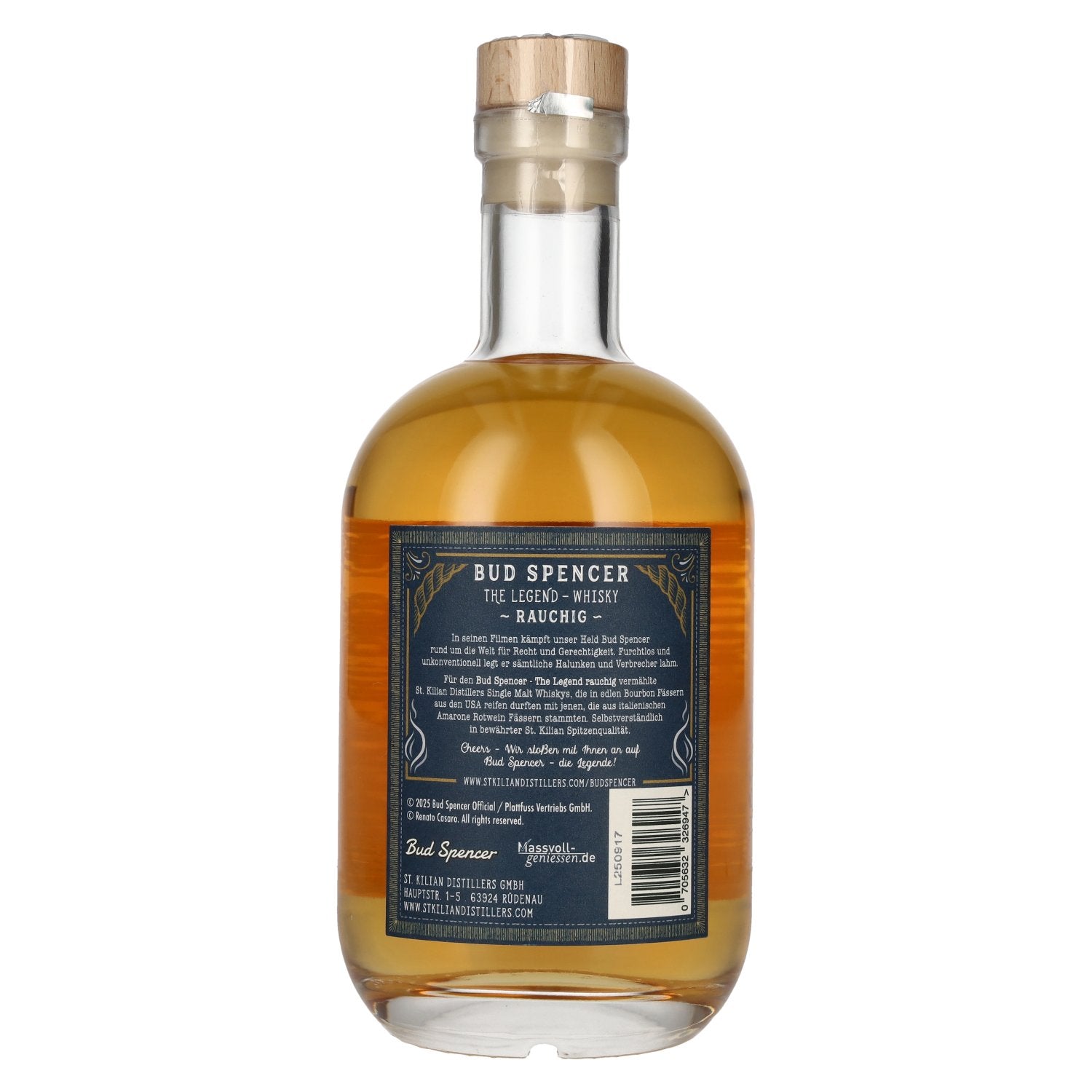 Bud Spencer THE LEGEND Single Malt RAUCHIG 49% Vol. 0,7l