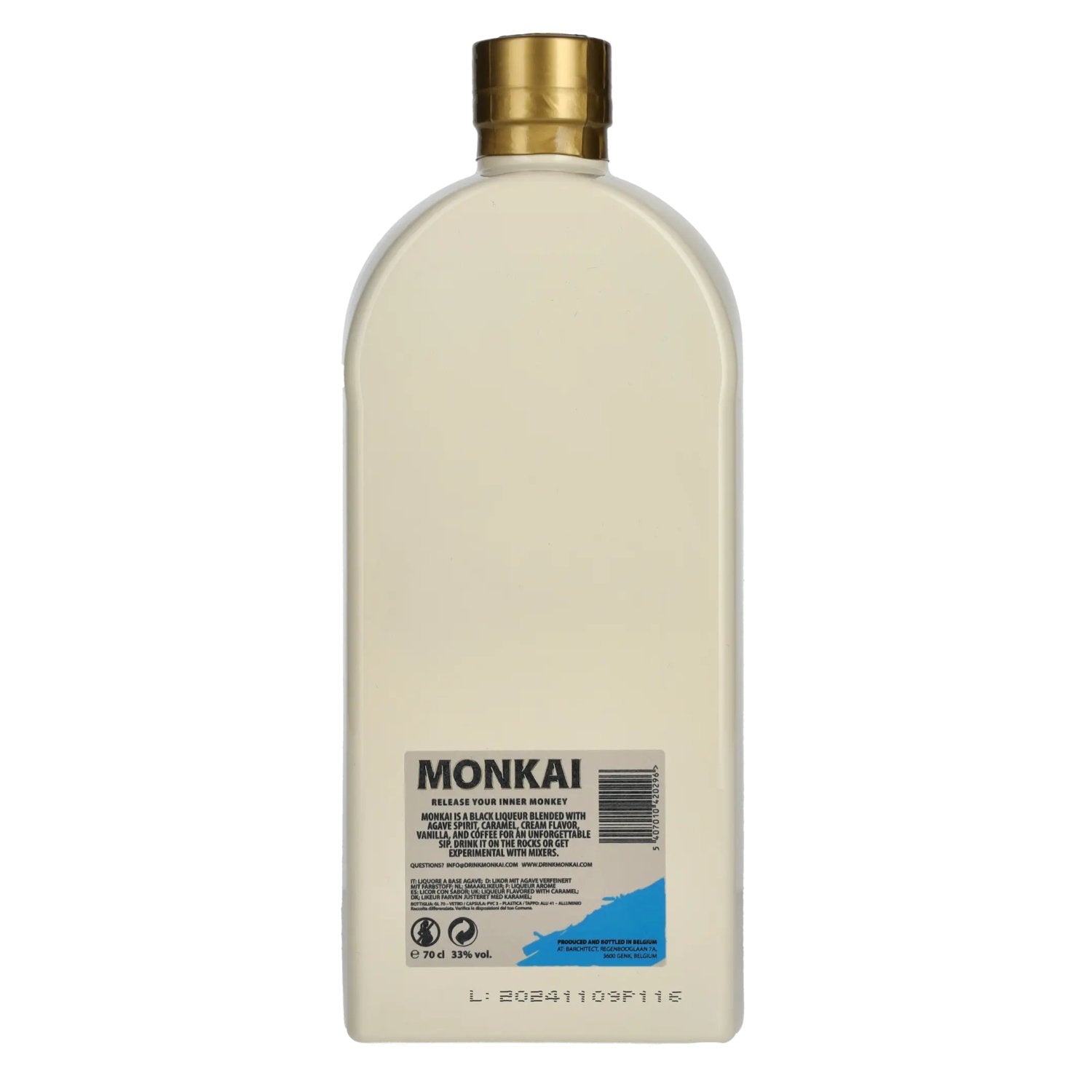 Liqueur d'agave MONKAI 33% vol. 0,7l
