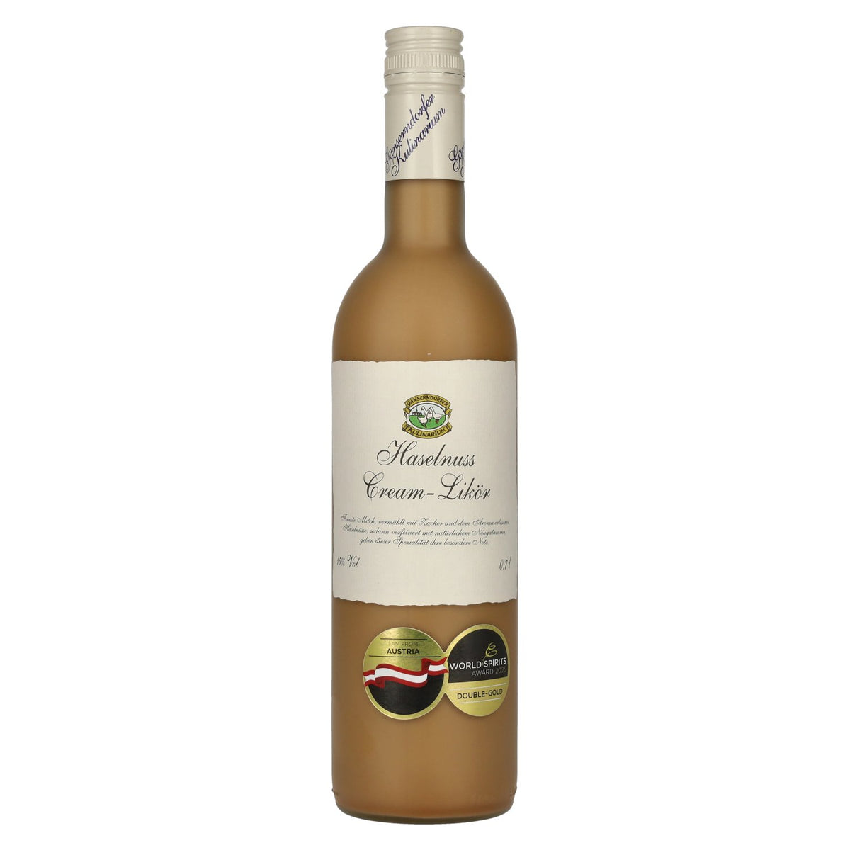 Gänserndorfer Kulinarium Hazelnootcrème-likeur 15% vol. 0,7 l