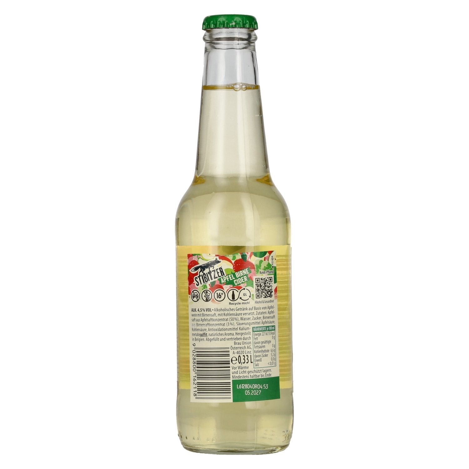 Stibitzer Apfel Birne Cider 4,5% vol. 6x4x0,33l