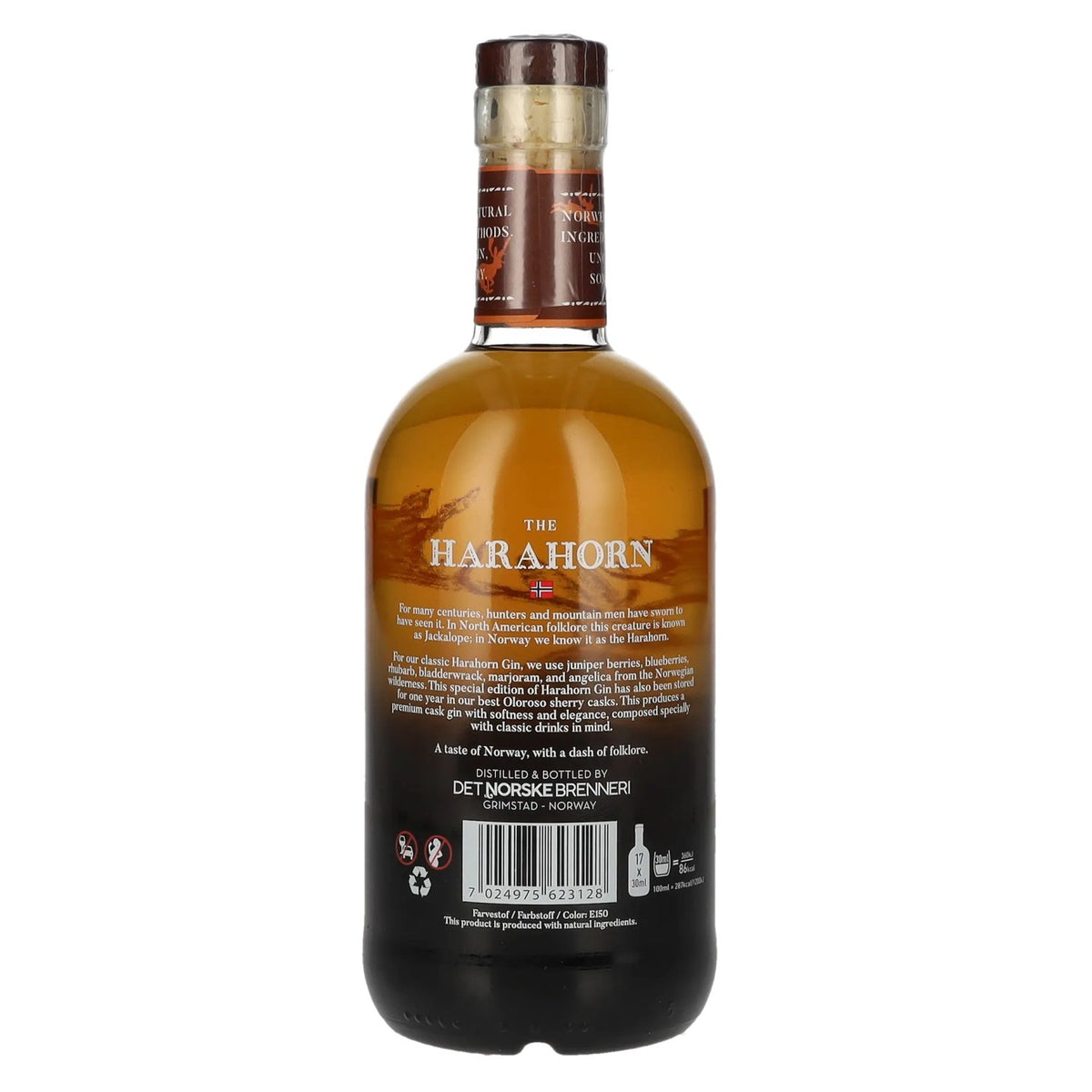 Harahorn Norwegian Cask Aged Gin 41,7 % vol. 0,5 l