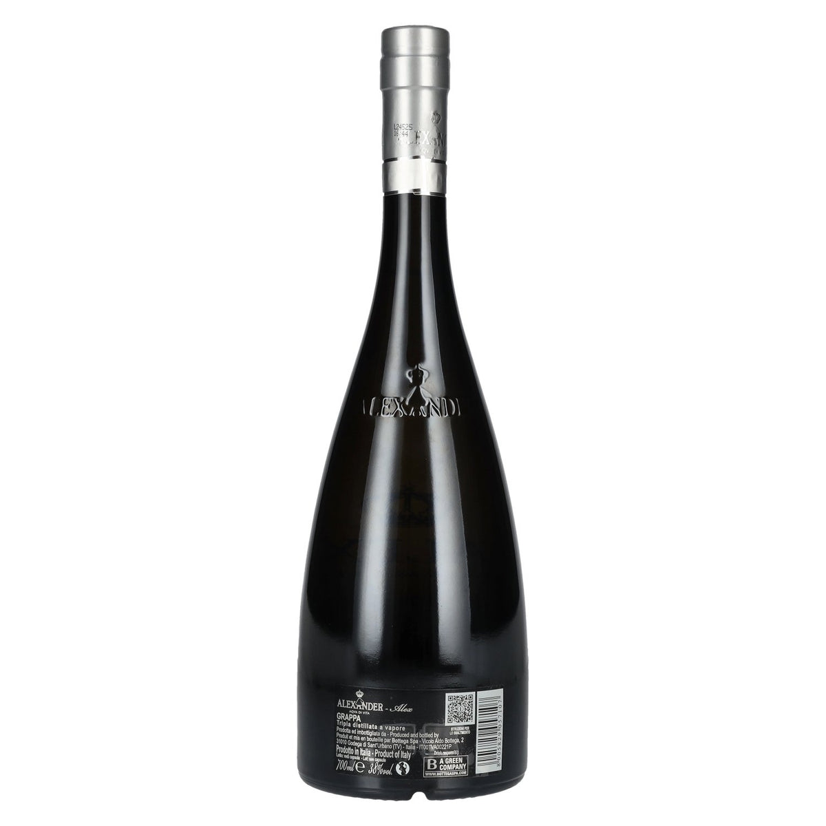 Bottega Alexander Aqva Di Vita Grappa Bianca 38% vol. 0,7 l