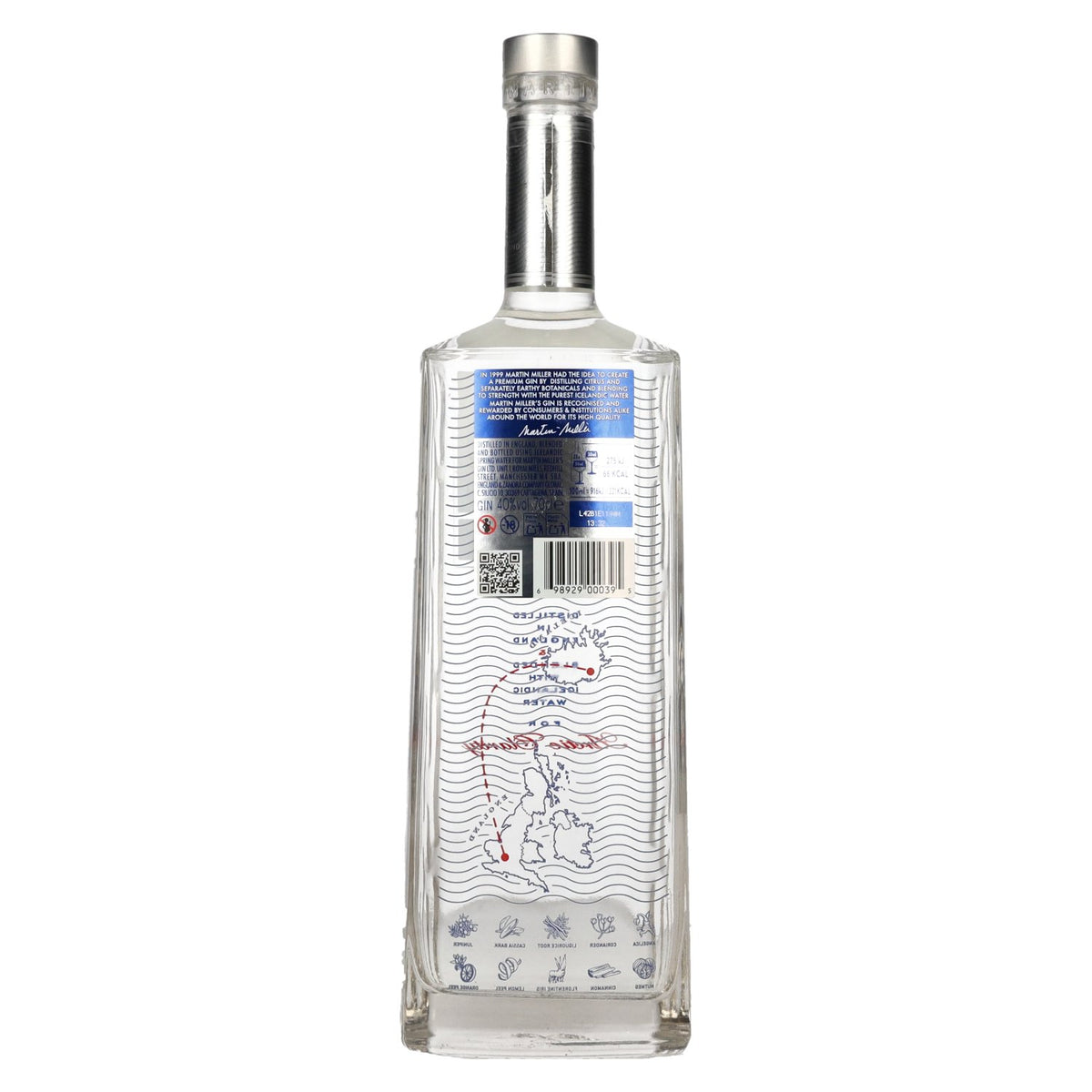 Martin Miller's Gin 40% ABV 0.7l