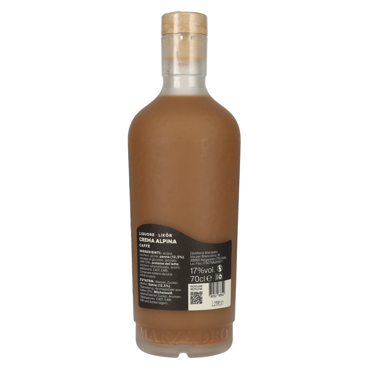 Marzadro Crema Alpina Caffè Liquore 17% Vol. 0,7l