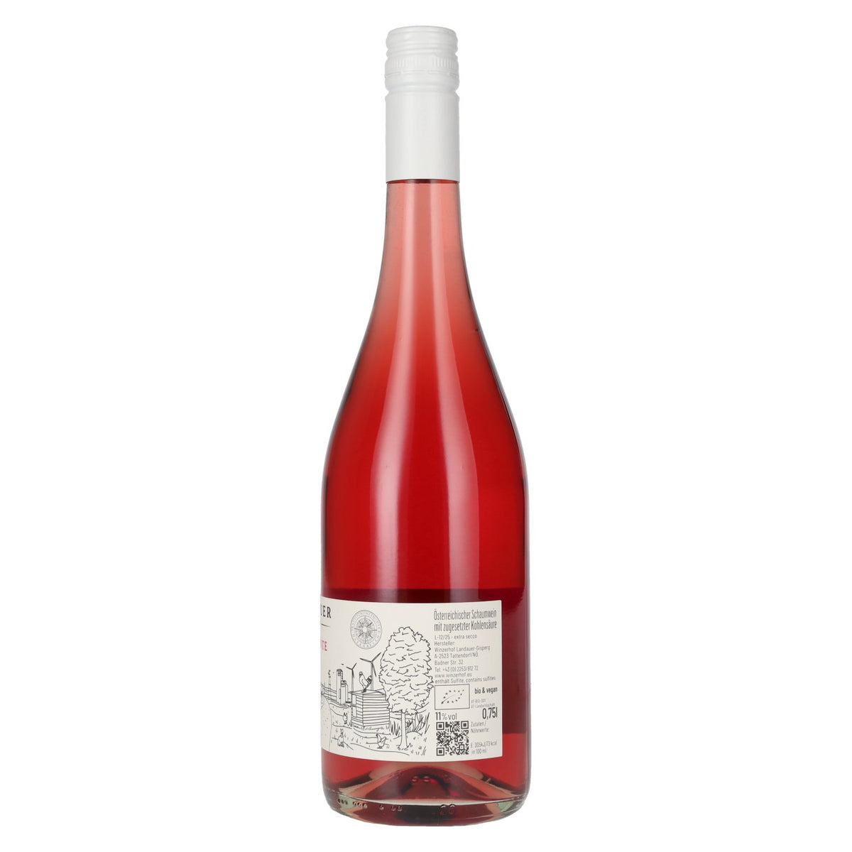Landauer Gisperg Frizzante Rosé 11% vol. 0,75 l