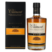 Clément Rhum Vieux Agricole V.S.O.P. VIEILLI EN FÛTS DE CHÊNE 40% Vol. 0,7l en coffret cadeau