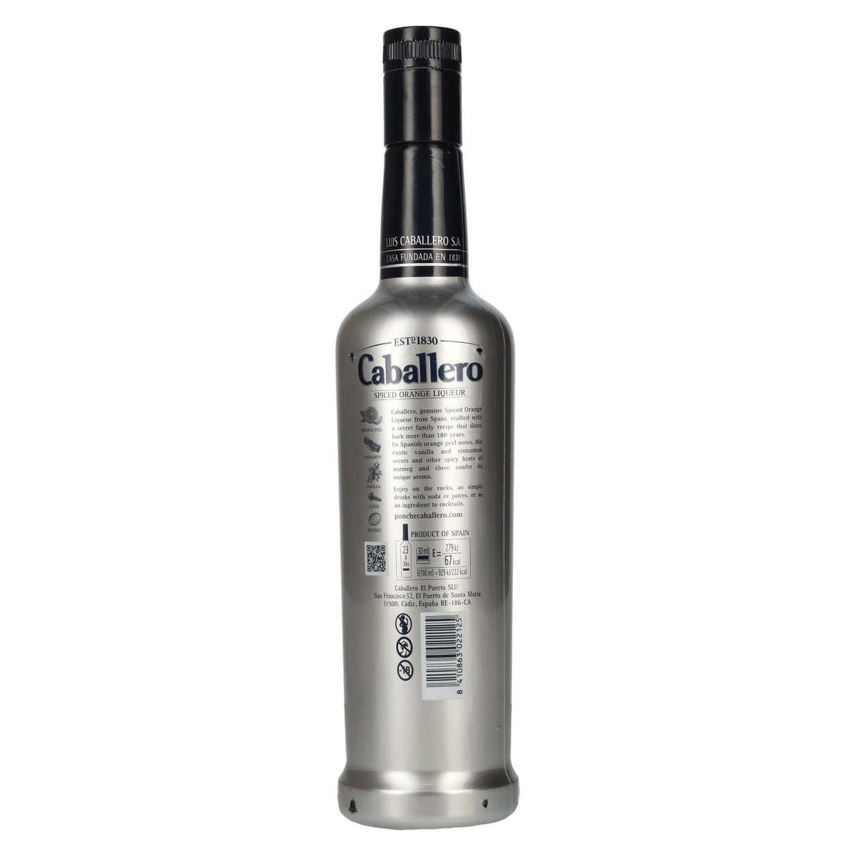 Caballero Spiced Orange Liqueur 25% ABV 0.7l