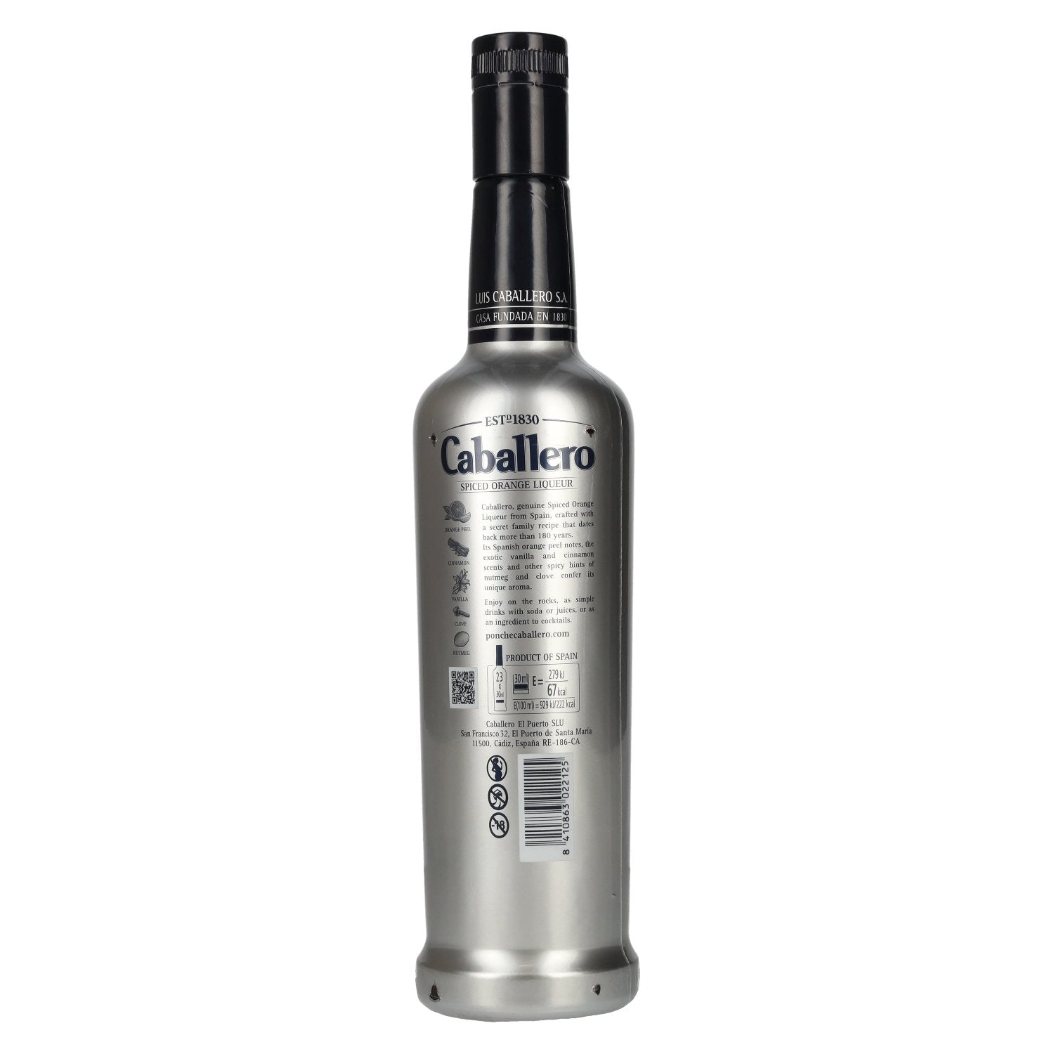 Caballero Spiced Orange Liqueur 25% Vol. 0,7l