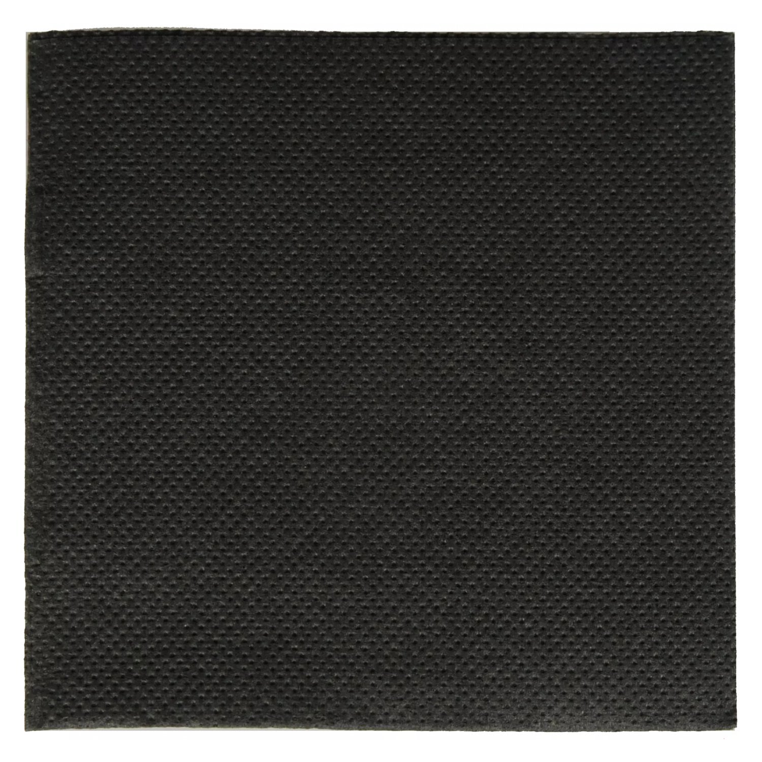 Serviettes cocktail noir 20x20 cm 125 pièces