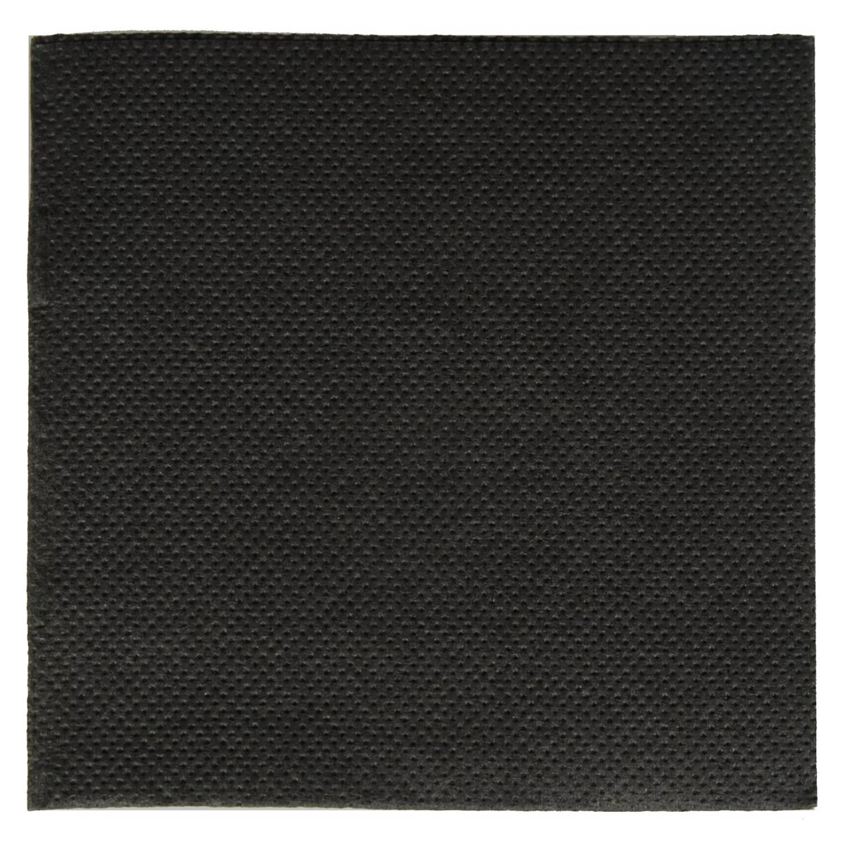Serviettes de cocktail noires 20 x 20 cm, lot de 125 pièces