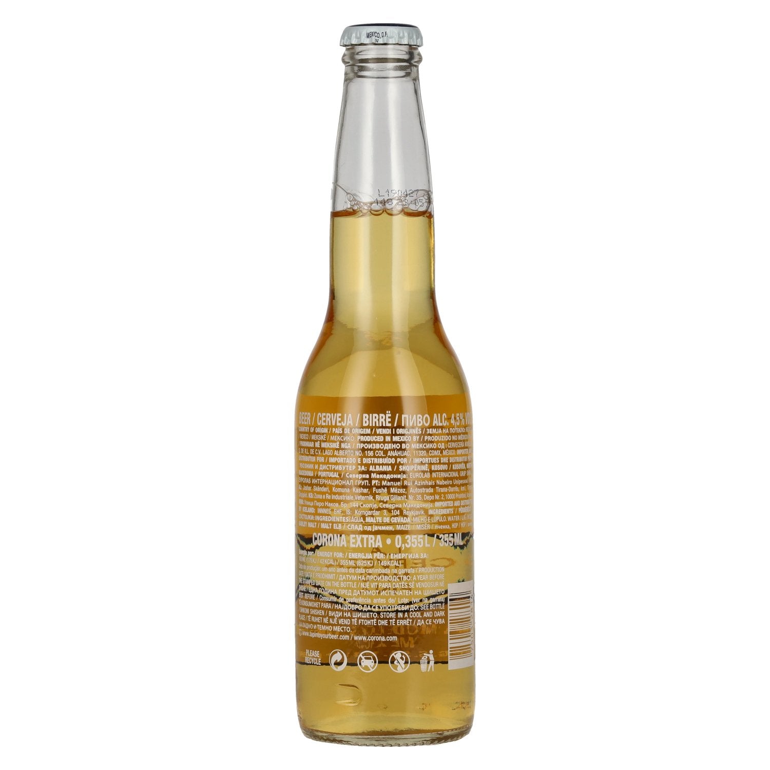 Corona Extra 4,5% vol. 4x6x0,355 l