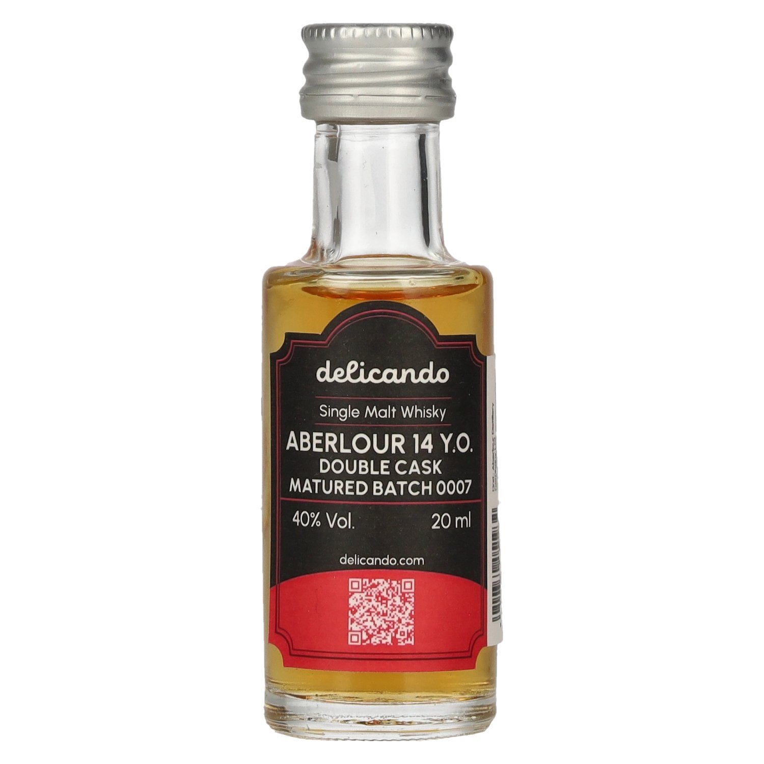Aberlour 14 Jaar Oud DOUBLE CASK GEMAAKT Partij 0007 40% Vol. 0,02l