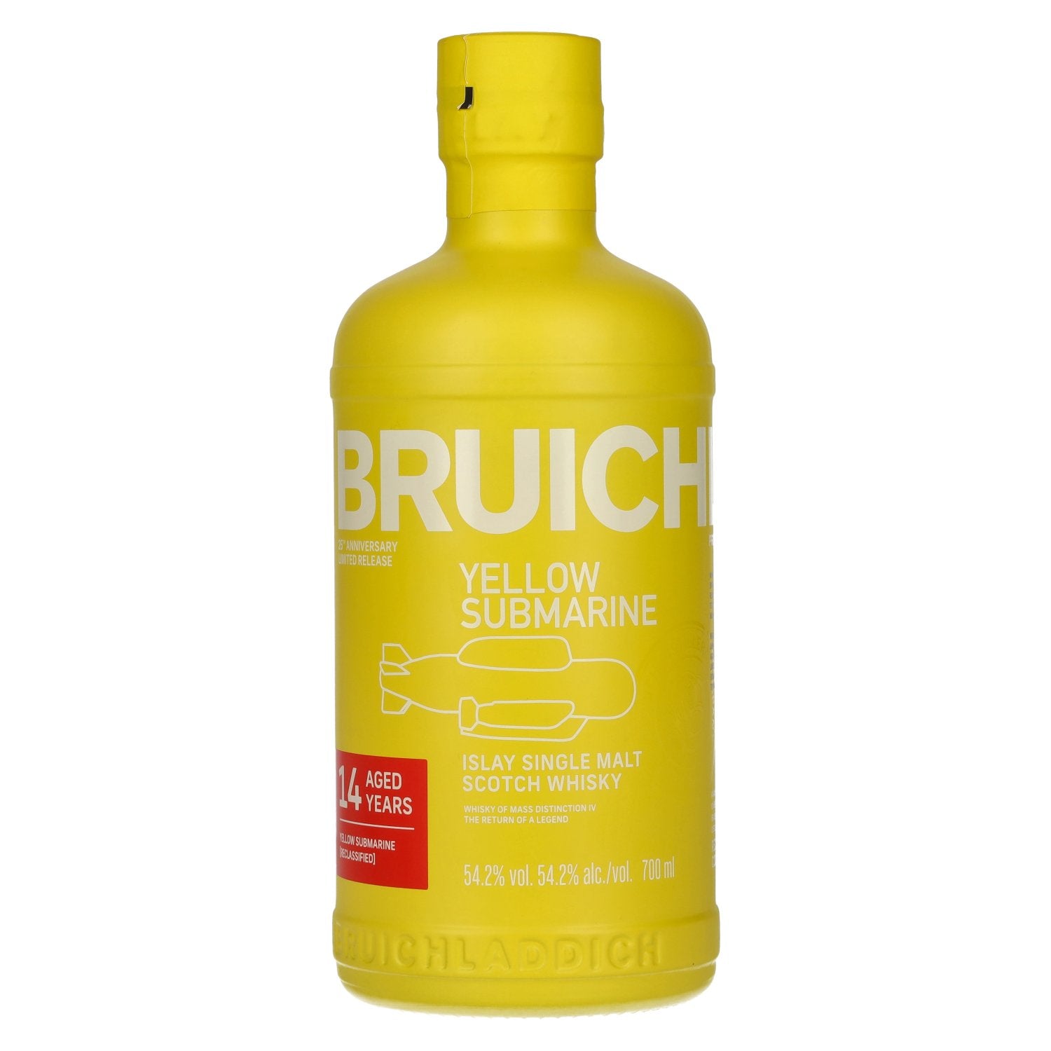 Bruichladdich YELLOW SUBMARINE 14 Years Old 25th Anniversary Limited Edition 54,2% Vol. 0,7l