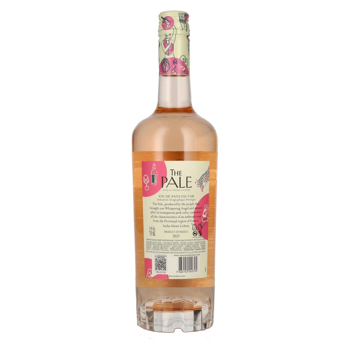 The Pale Rosé by Sacha Lichine 2025 13% ABV 0.75 l