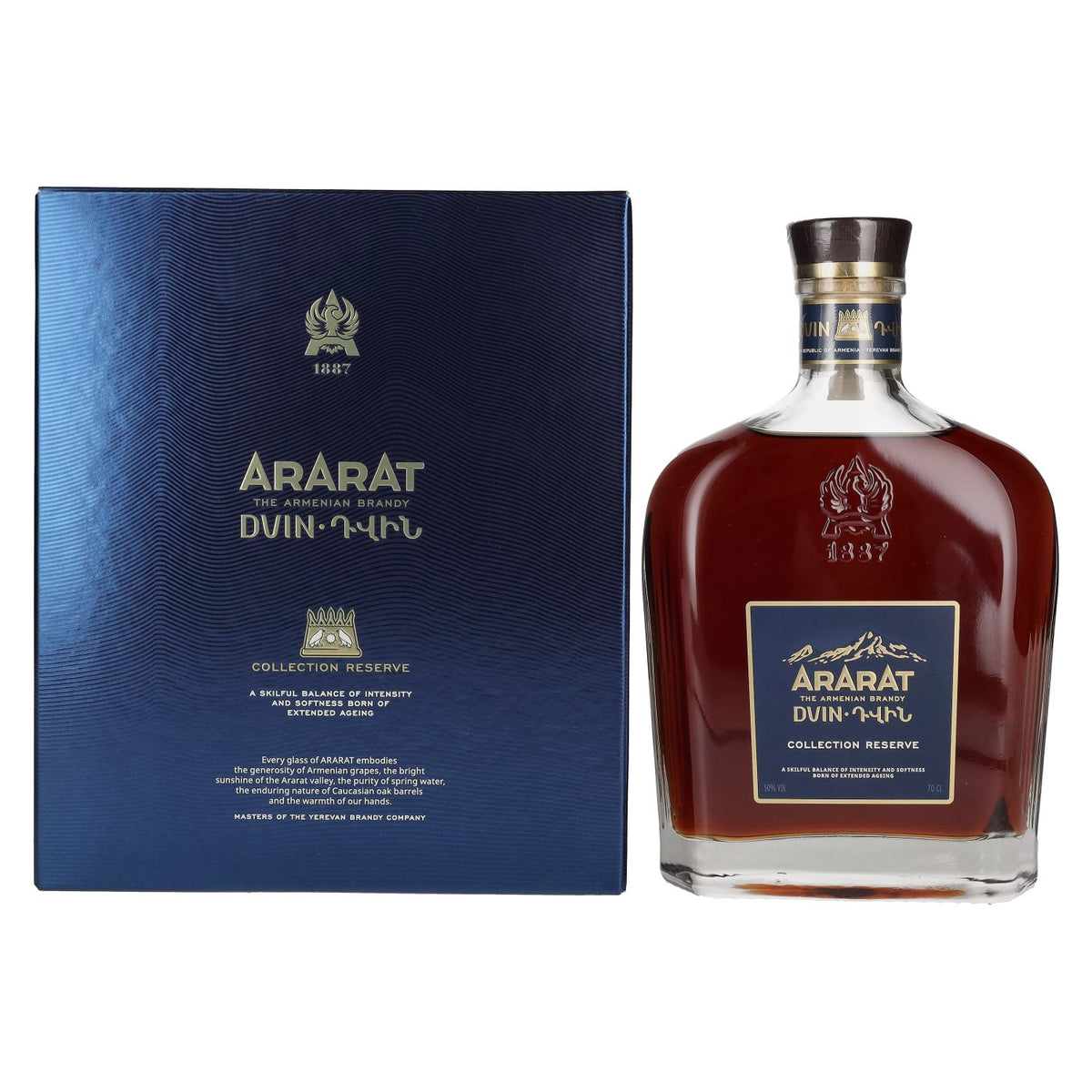 Ararat Dvin Collection Reserve 50% vol. 0,7 l in geschenkverpakking