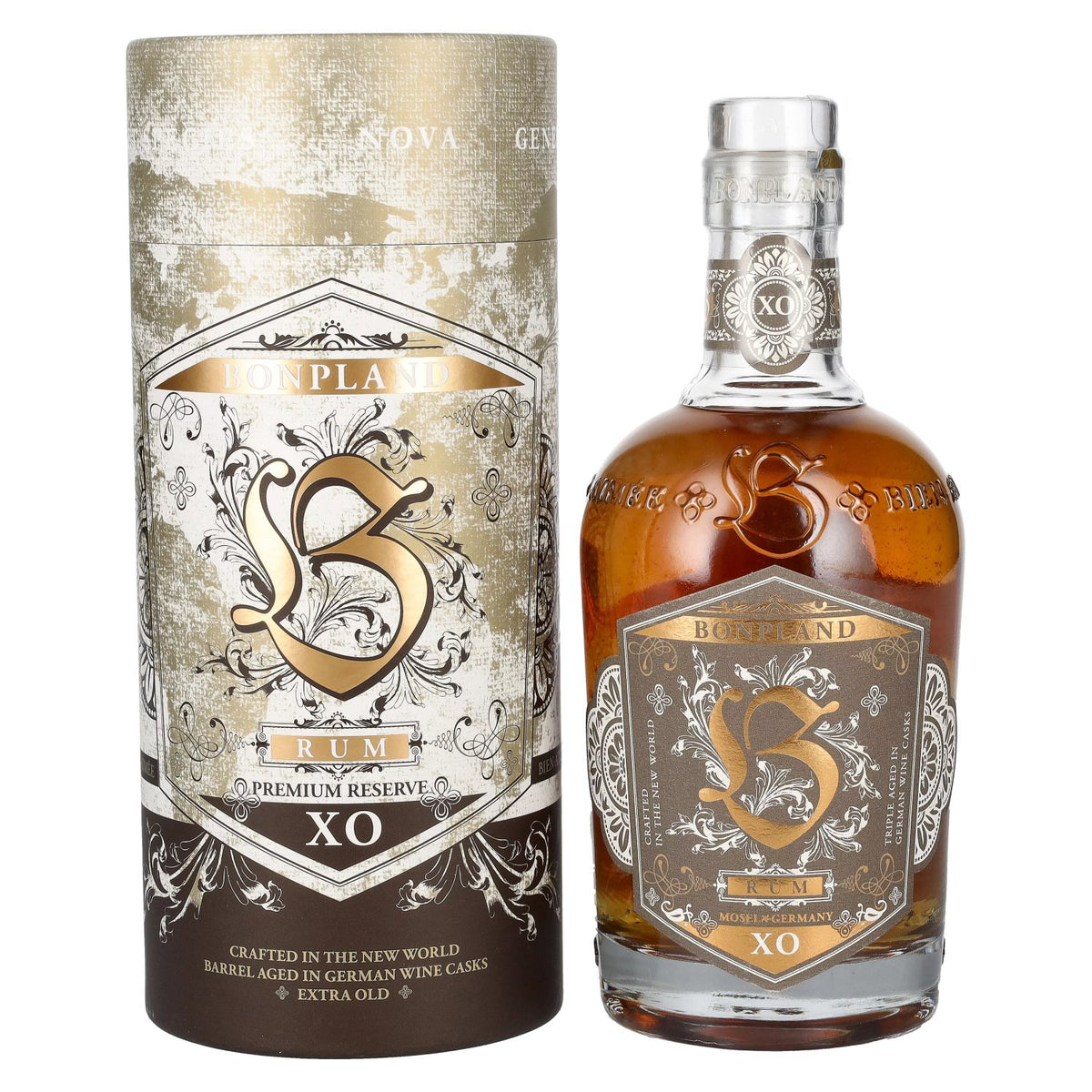 Bonpland Rum XO Premium Reserve 40 % vol., 0,5 l, dans un coffret cadeau