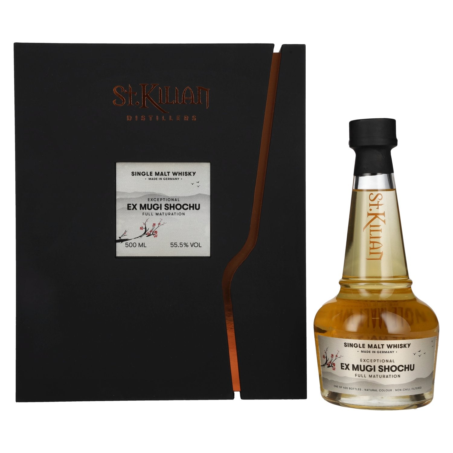 St. Kilian EX MUGI SHOCHU Single Malt Whisky 55,5% Vol. 0,5l en boîte cadeau