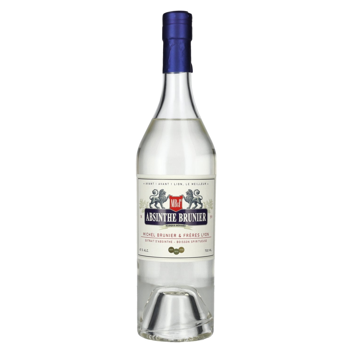 ABSINTHE BRUNIER Michel Brunier &amp; Frères Lyon 65% vol. 0,7l