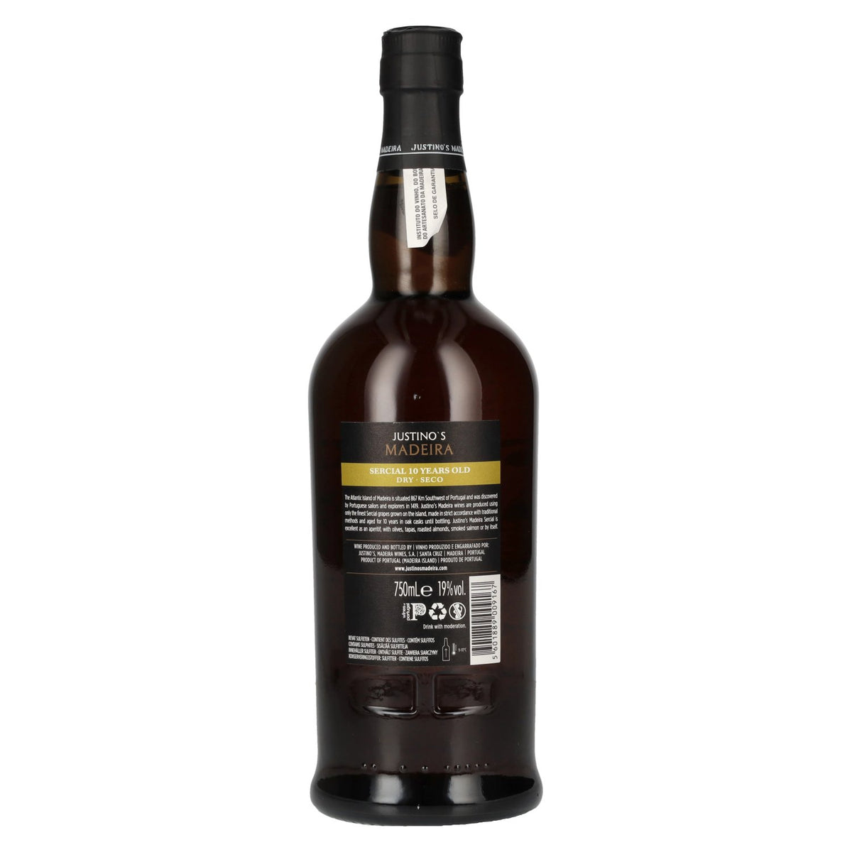 Justino's Madeira 10 Years Old SERCIAL 19% Vol. 0,75l