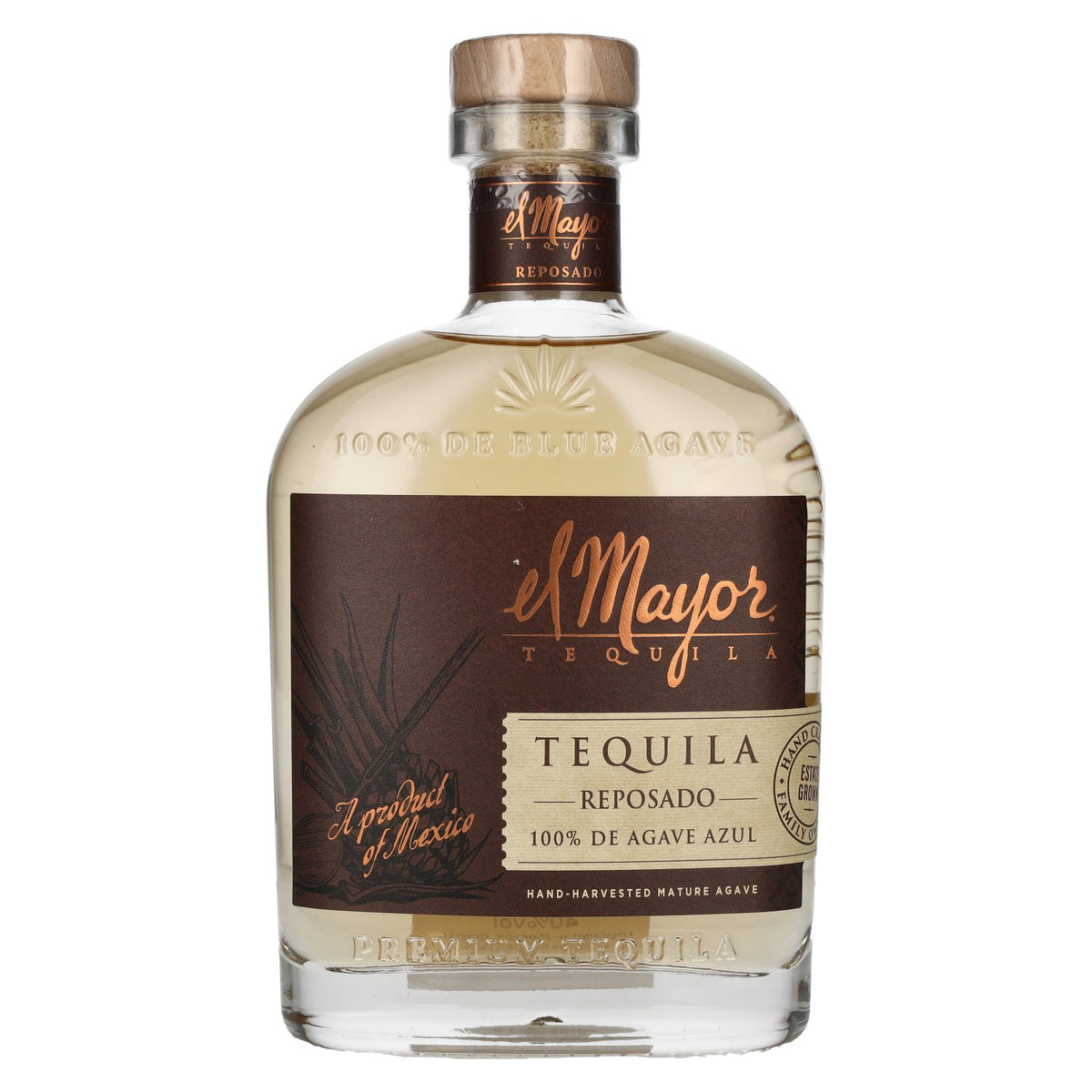 El Mayor Reposado Tequila 100% Agave 40% vol. 0.7 l