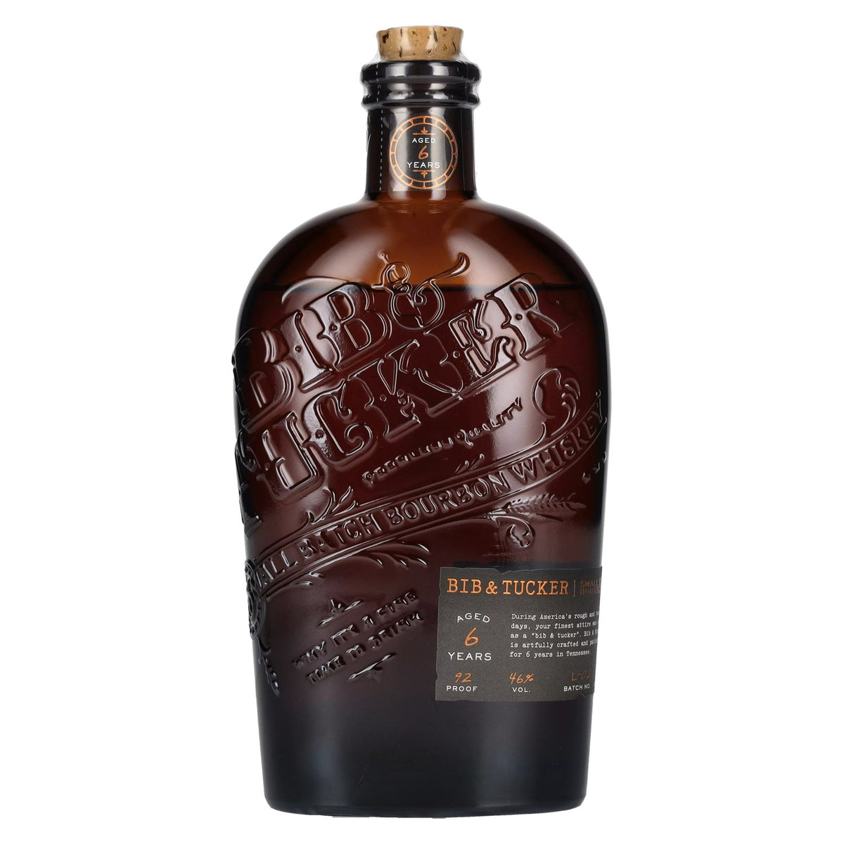 Bib &amp; Tucker 6-Year-Old Small Batch Bourbon Whisky 46% ABV 0.7l