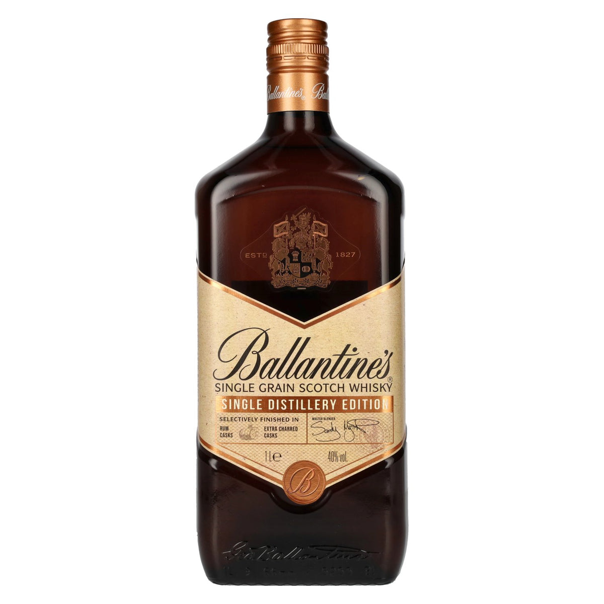Ballantine's SINGLE DISTILLERY EDITION Single Grain Scotch Whisky 40% ABV 1l