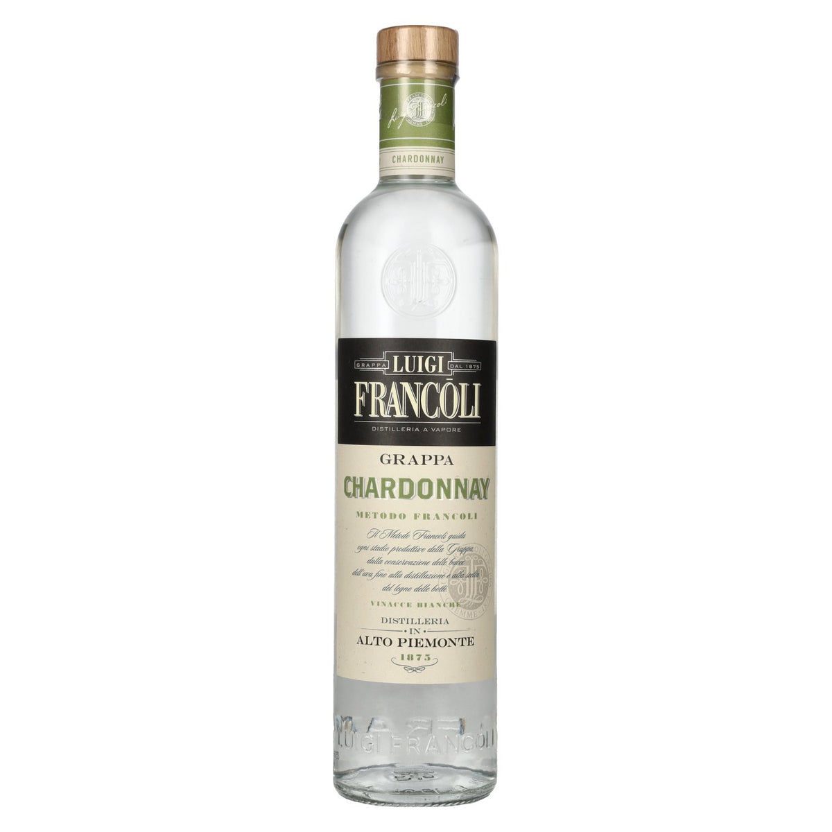 Luigi Francoli Grappa Chardonnay 41,5% vol. 0,7 l