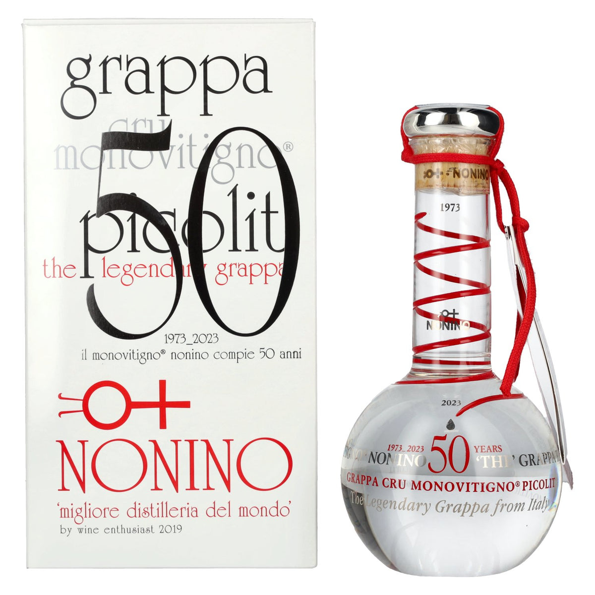 Nonino Grappa The Legendary Cru Monovitigno Picolit 50% Vol. 0,5l in Geschenkbox