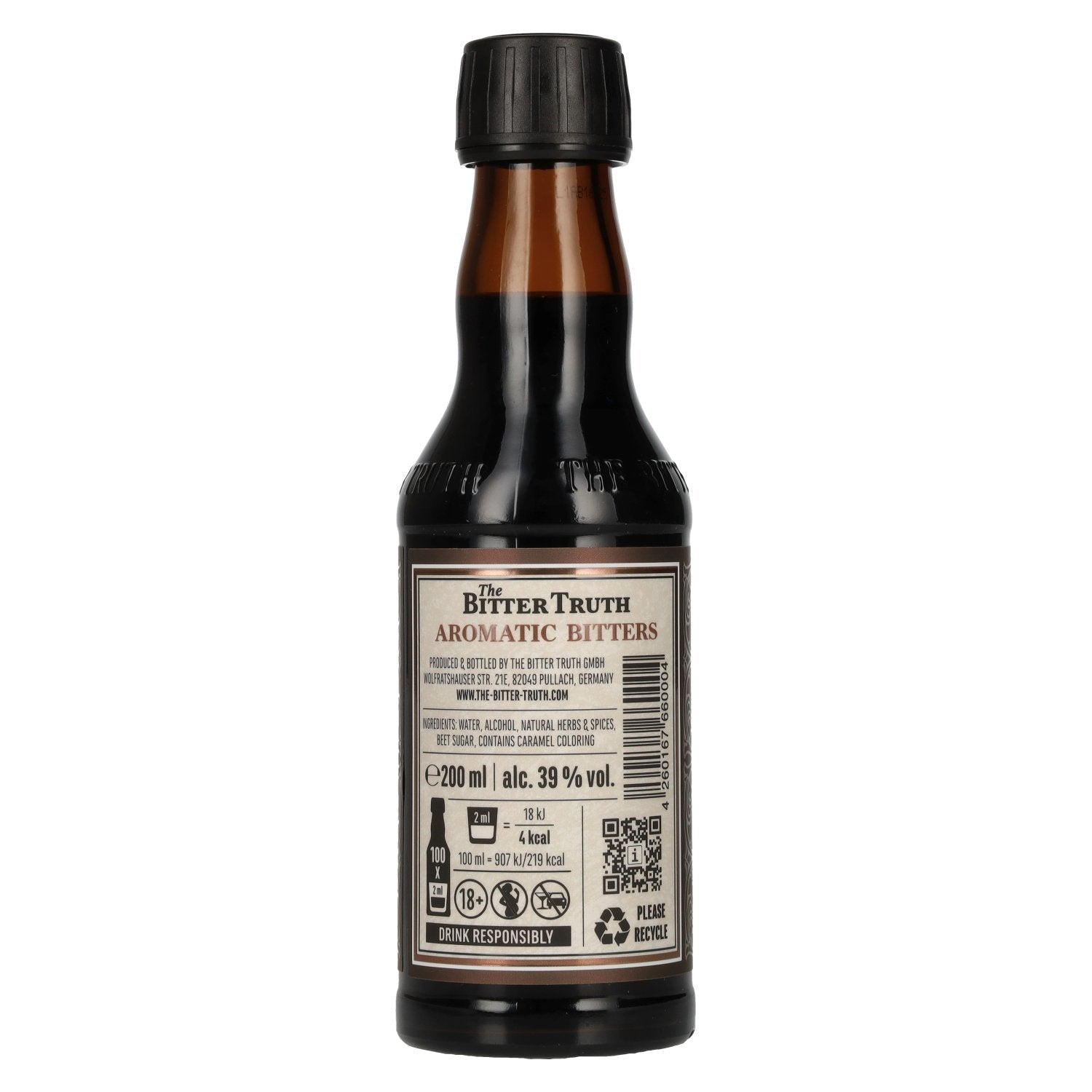 The Bitter Truth Old Time Aromatic Bitters 39% Vol. 0,2l