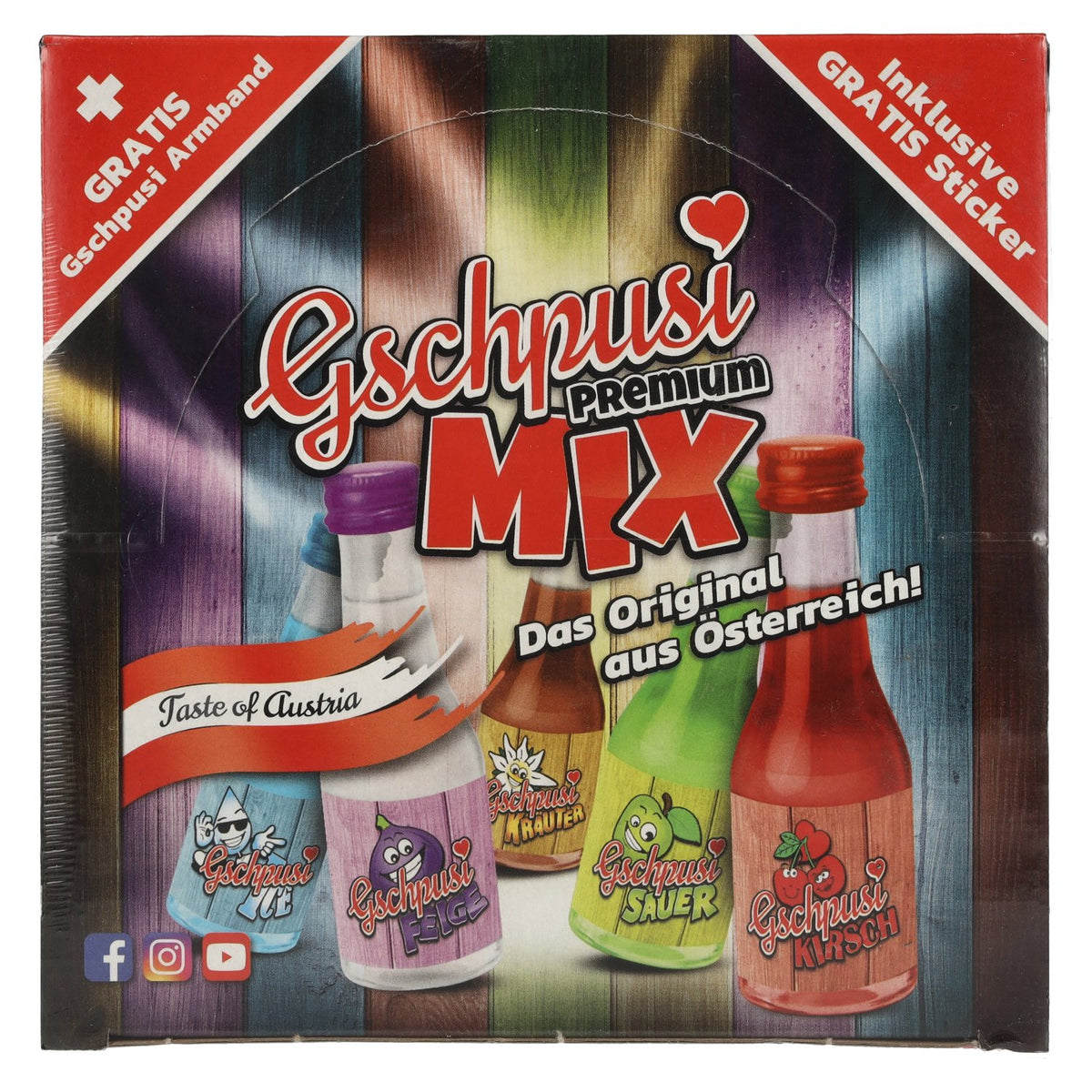 Gschpusi Premium Mix 20,6% vol. 25 x 0,02 l