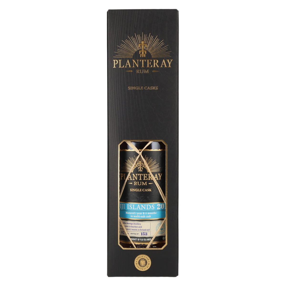 Planteray Rum FIJI ISLANDS Single Cask Multi-Oak Cask 2019 48,4% vol. 0,7 l in geschenkverpakking