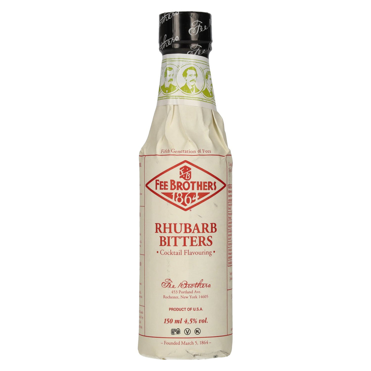 Fee Brothers Rhubarb Bitters 4.5% ABV 0.15 l