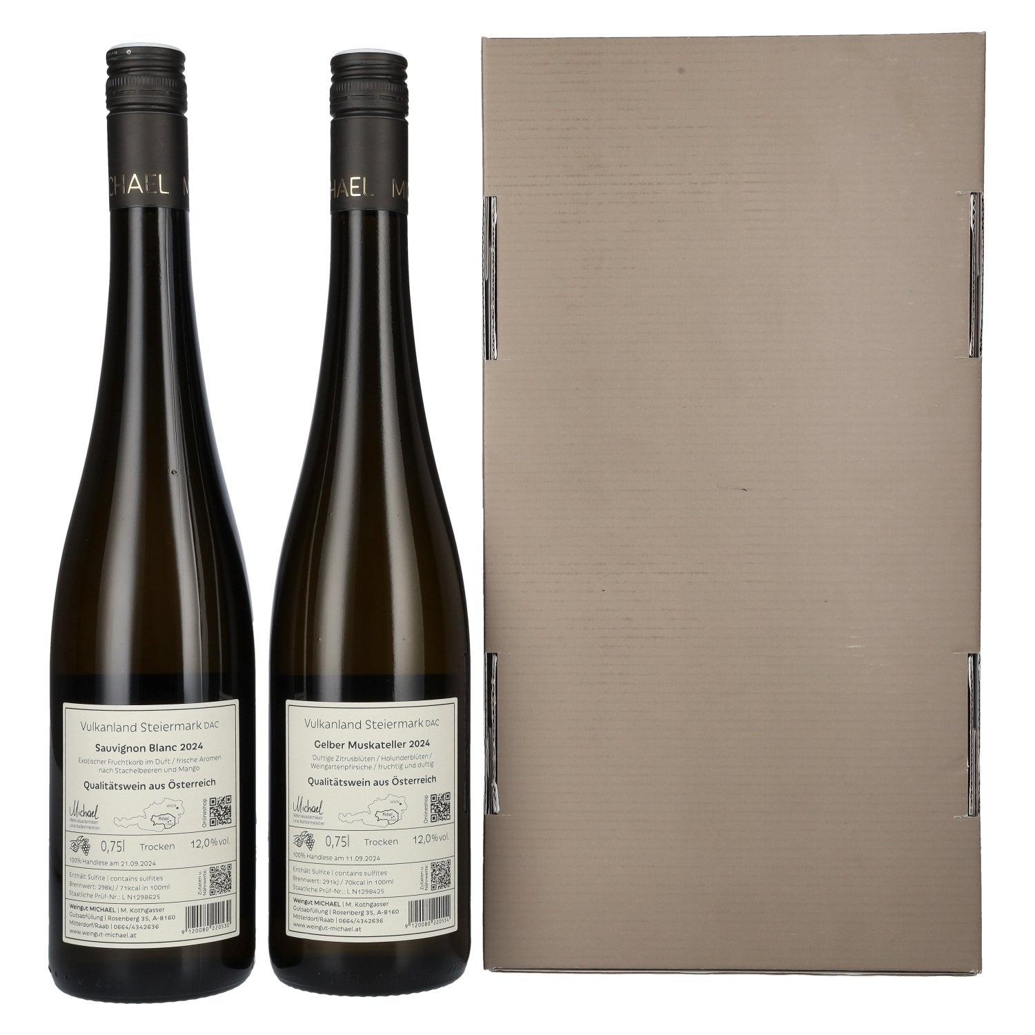 MICHAEL geschenkset 12% vol. 2x0.75l