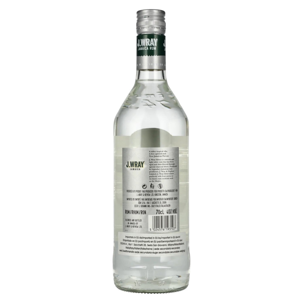Rhum J.Wray Silver Jamaica 40 % vol., 0,7 l
