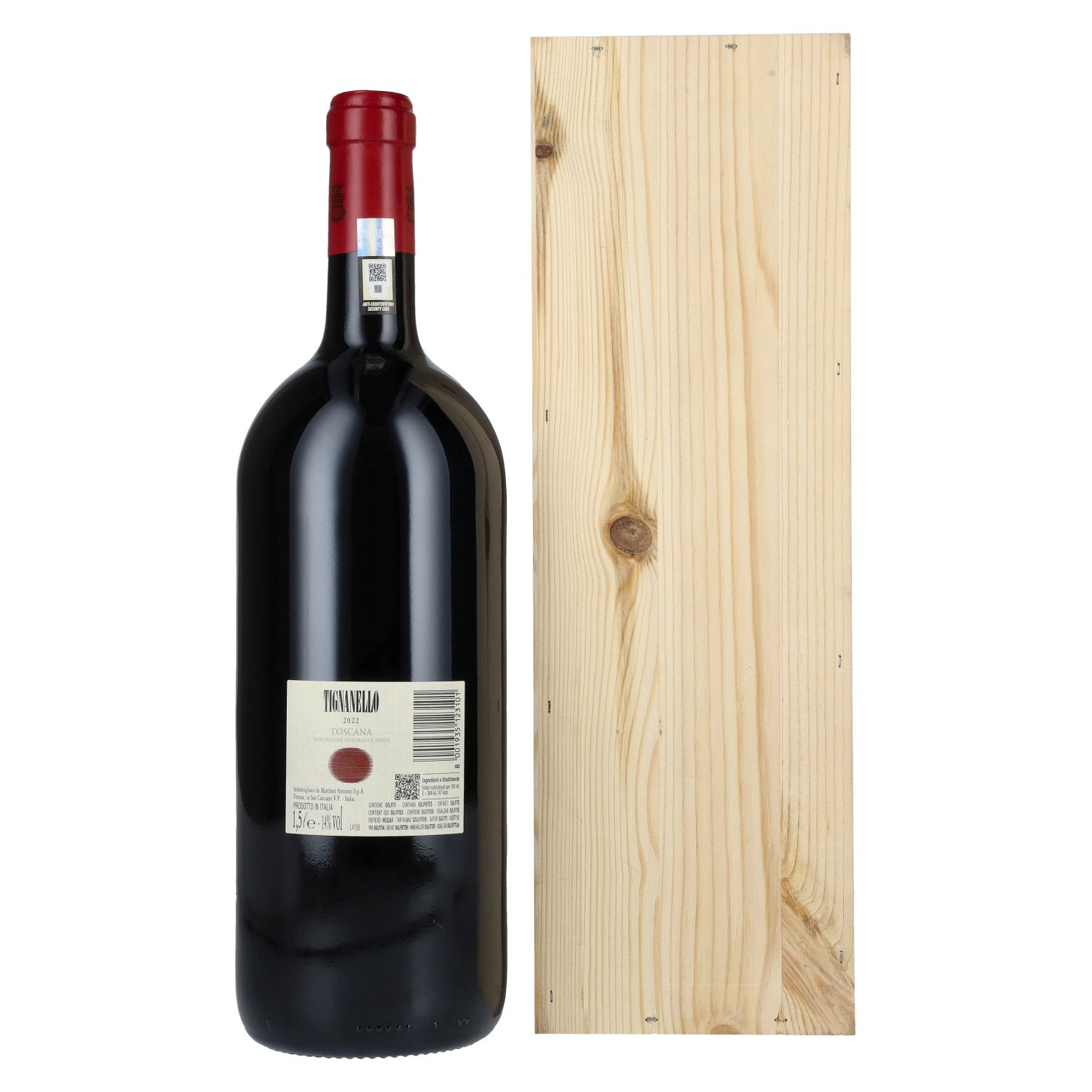 Marchesi Antinori Tignanello IGT 2022 14% Vol. 1,5l in wooden box