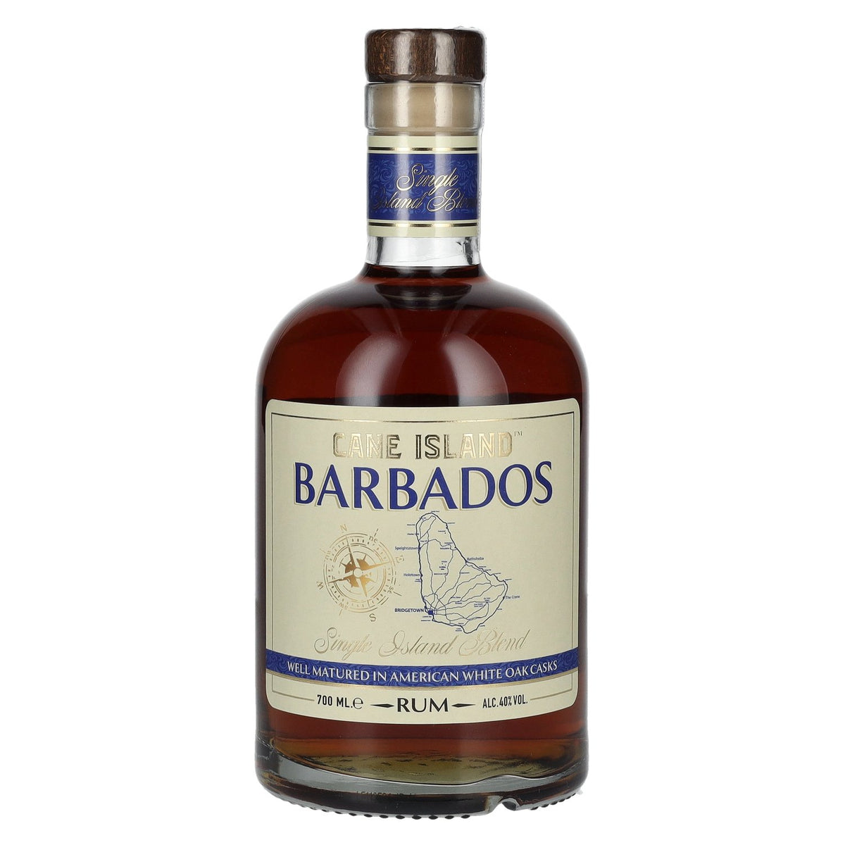 Cane Island BARBADOS Single Island Blend Rum 40% vol. 0.7 l