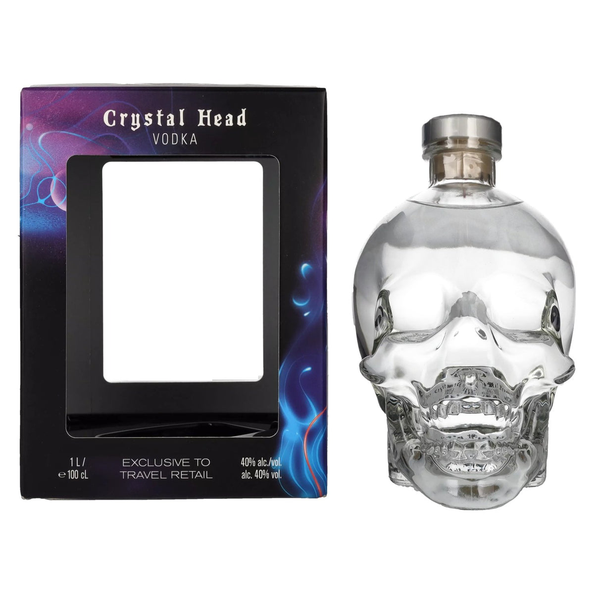 Vodka Crystal Head 40 % vol., 1 l, dans un coffret cadeau