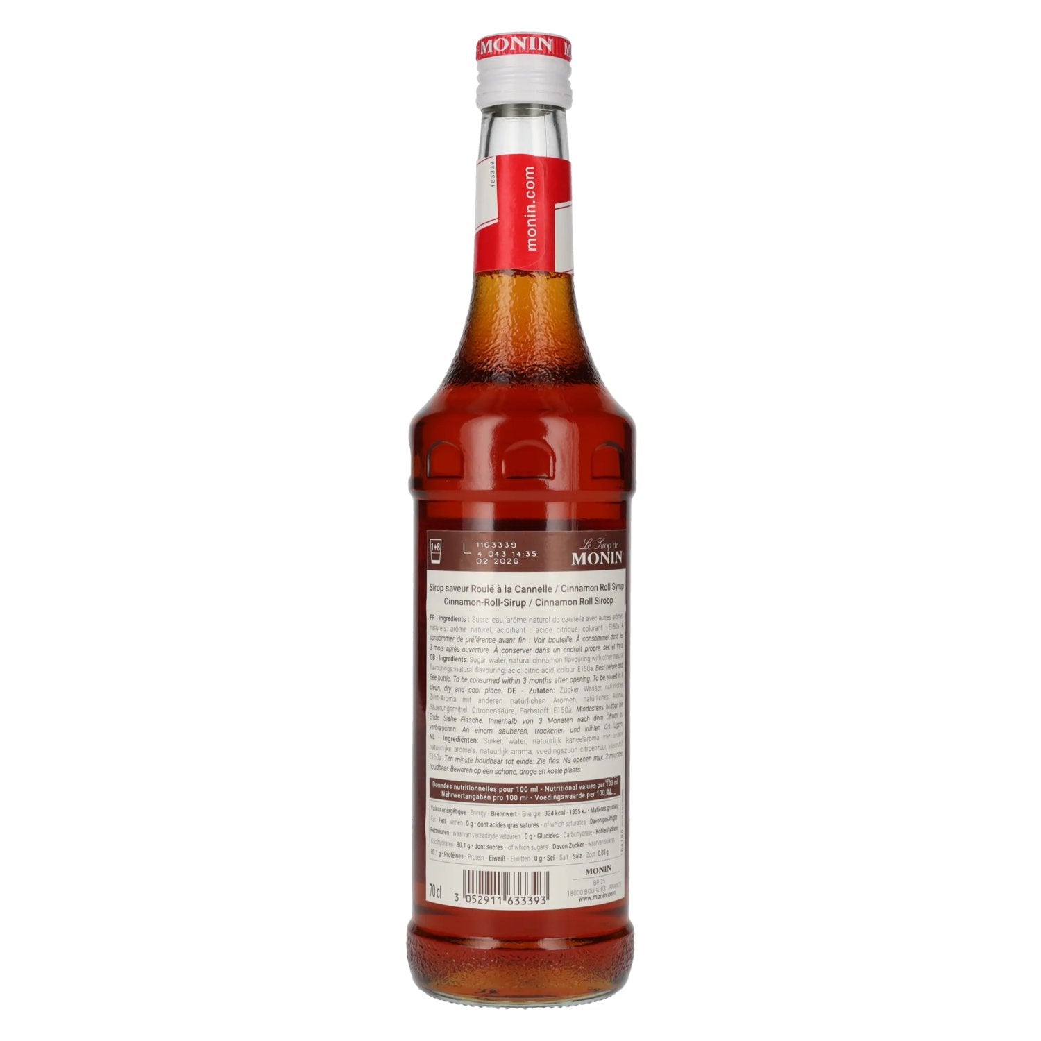 Le Sirop de Monin ZIMTSCHNECKE 0,7l