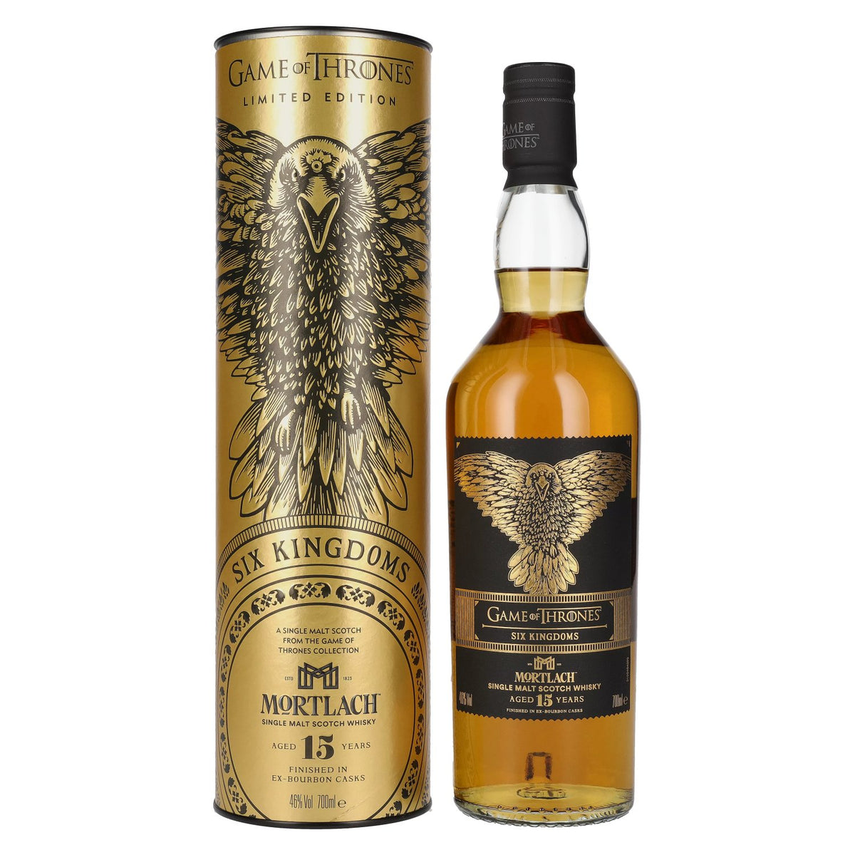Mortlach 15 Years Old GAME OF THRONES Six Kingdoms Limited Edition 46% vol. 0.7 l in a gift box