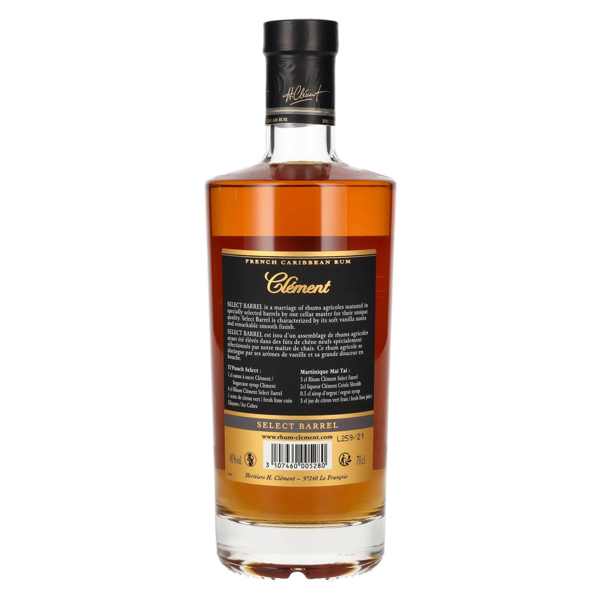 Clément Rhum Agricole Select Barrel 40% vol. 0.7 l