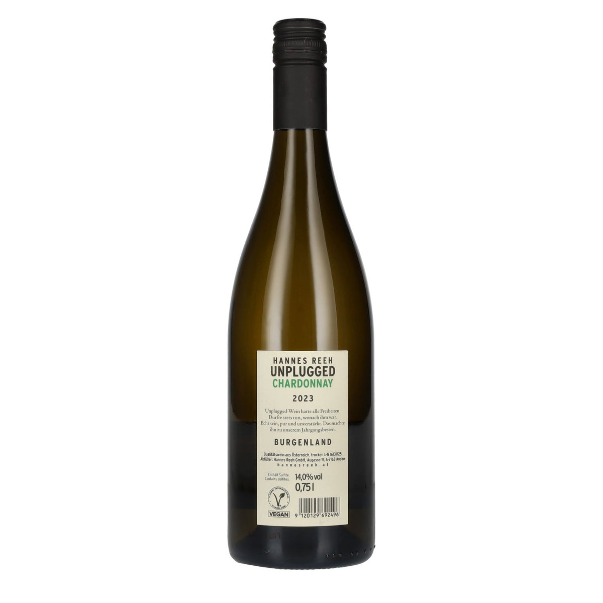 Hannes Reeh Chardonnay Unplugged 2023 14% vol. 0,75 l