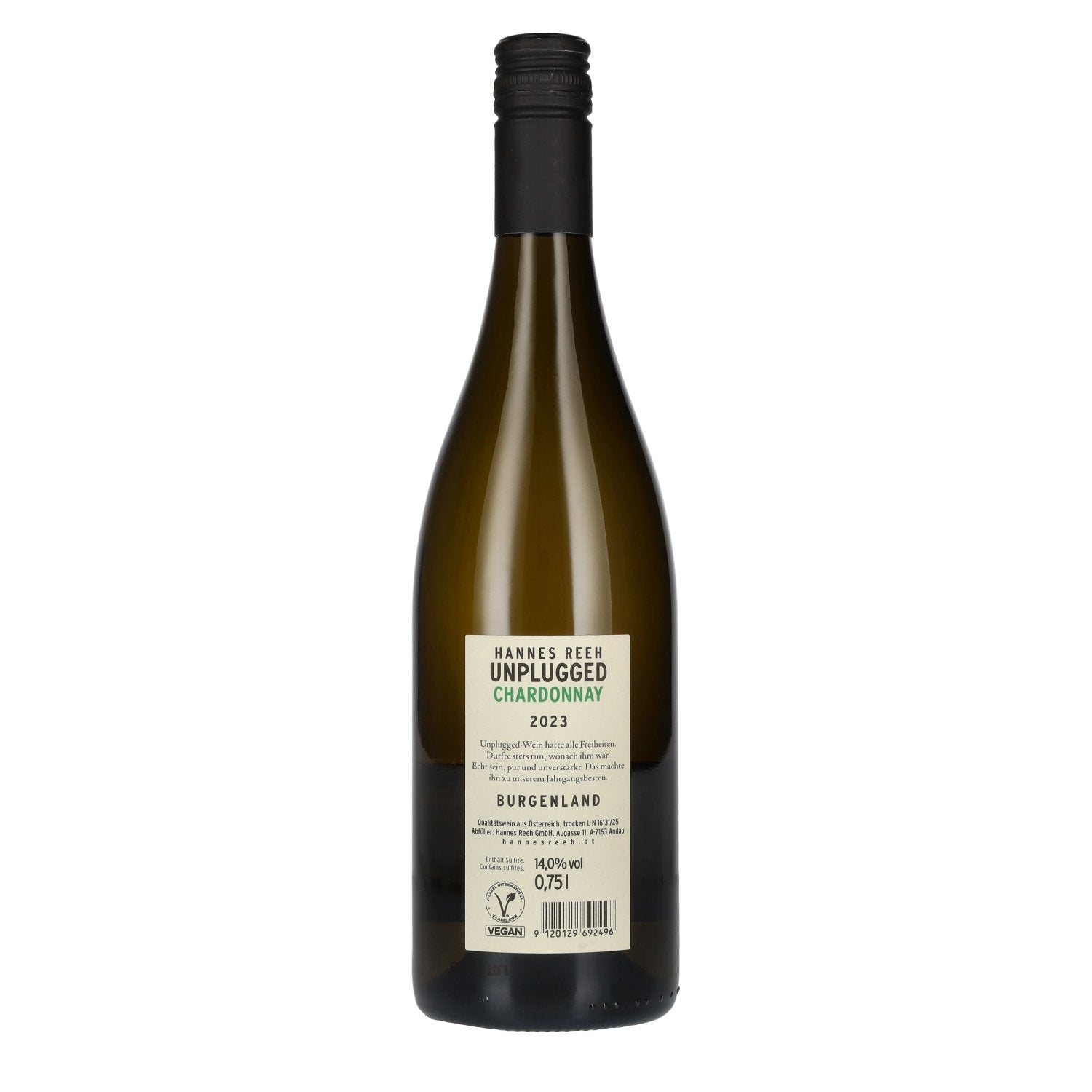 Hannes Reeh Chardonnay Unplugged 2023 14 % vol. 0,75 l
