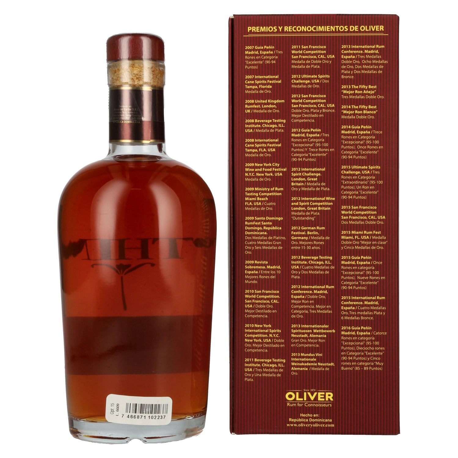 Opthimus 15 Sistema Solera Res Laude 38% vol. 0,7l en boîte cadeau