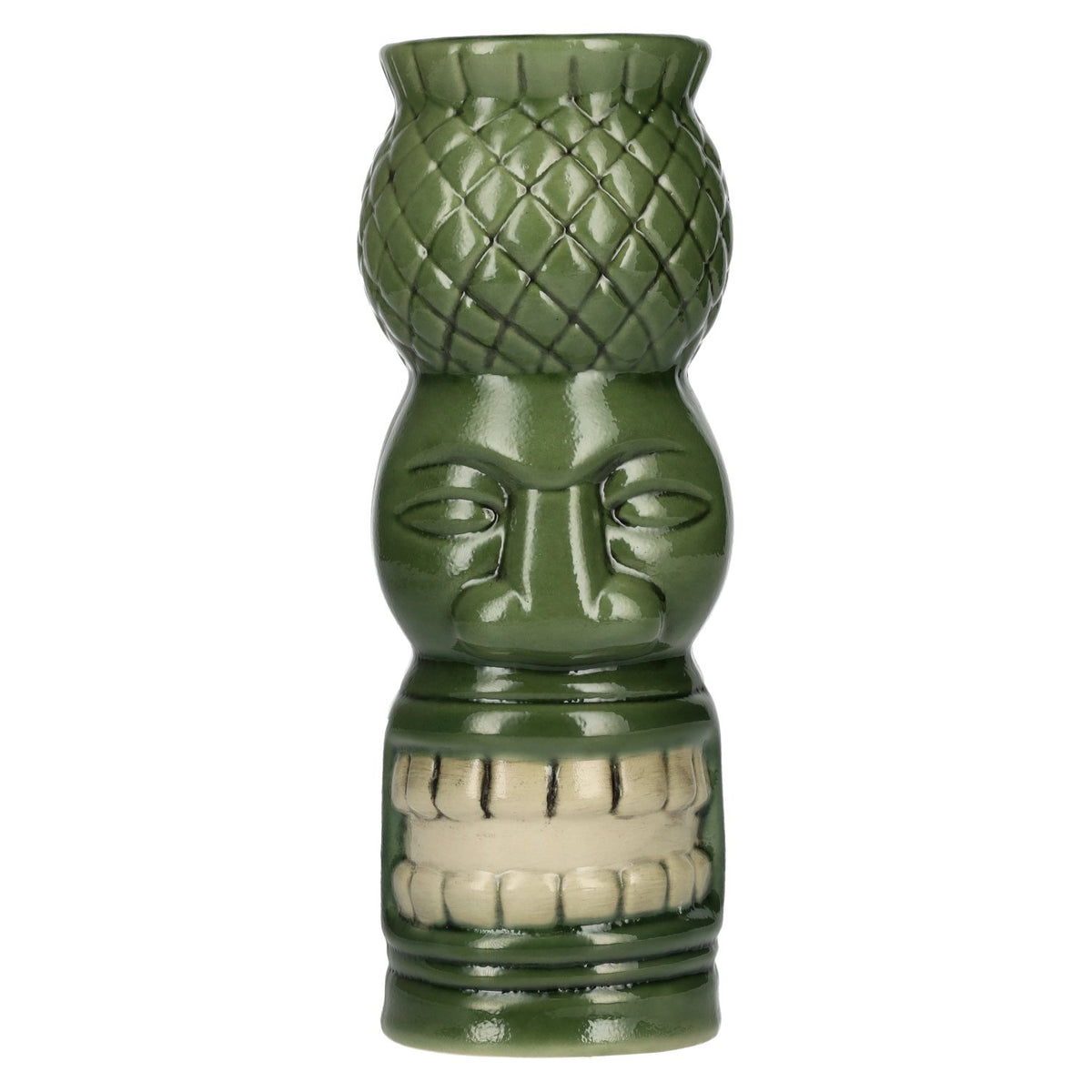 Tiki Mug, Ceramic, Pineapple Head, 0.54 litres