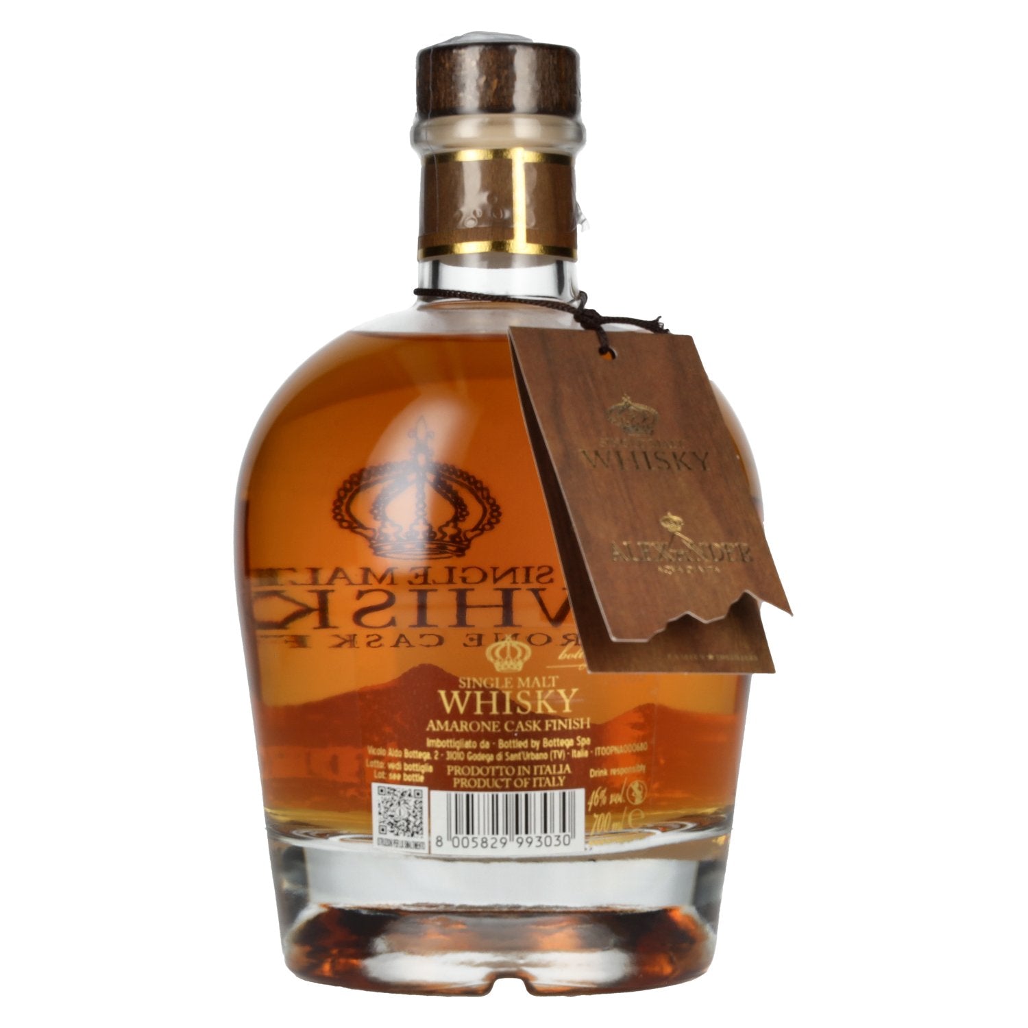 ALEXANDER Aqva Di Vita Amarone Cask Finish Single Malt Whisky 46% Vol. 0,7l