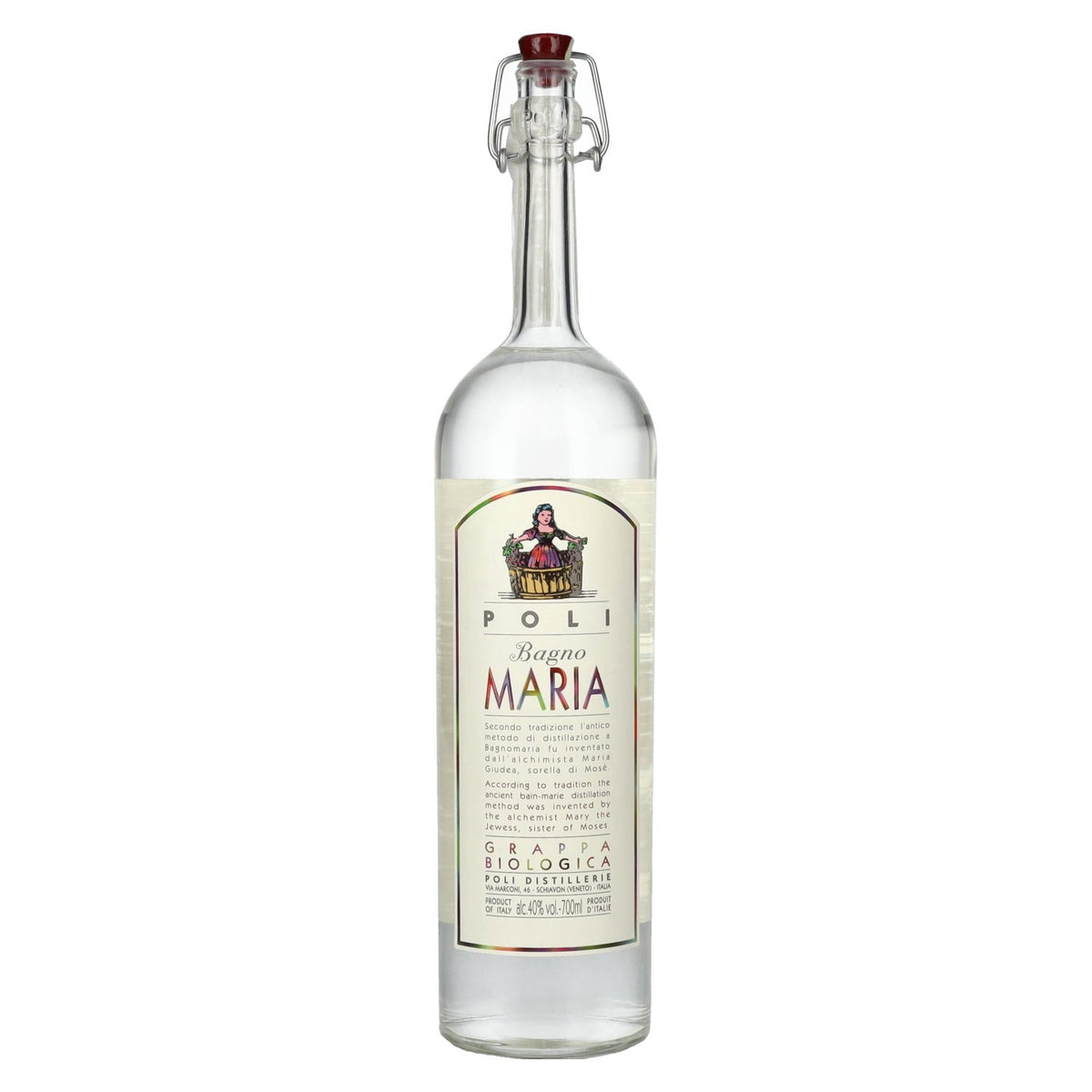 Poli Grappa Bagno Maria Organic 40% vol. 0.7l