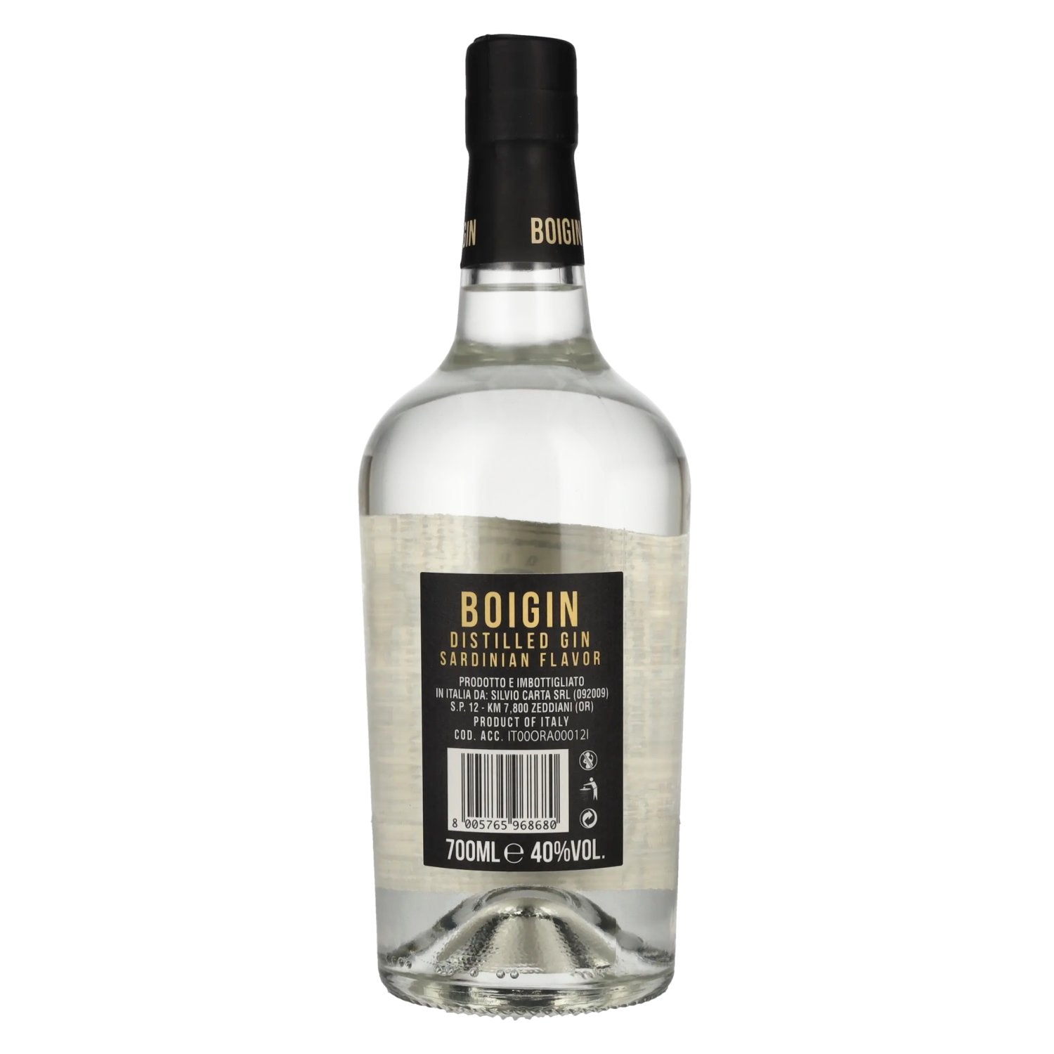 Silvio Carta Boigin Gedistilleerde Jenever 40% Vol. 0,7l